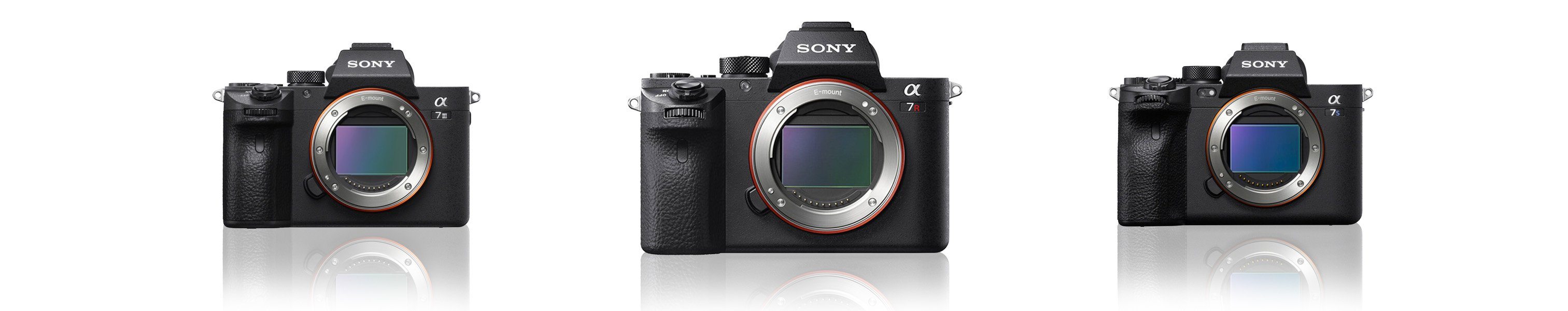 Sony a7, a7S, a7rii