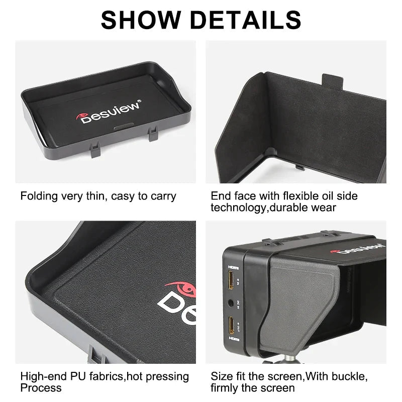 Desview Camera Monitor Sunshade On-Camera Monitor Desview
