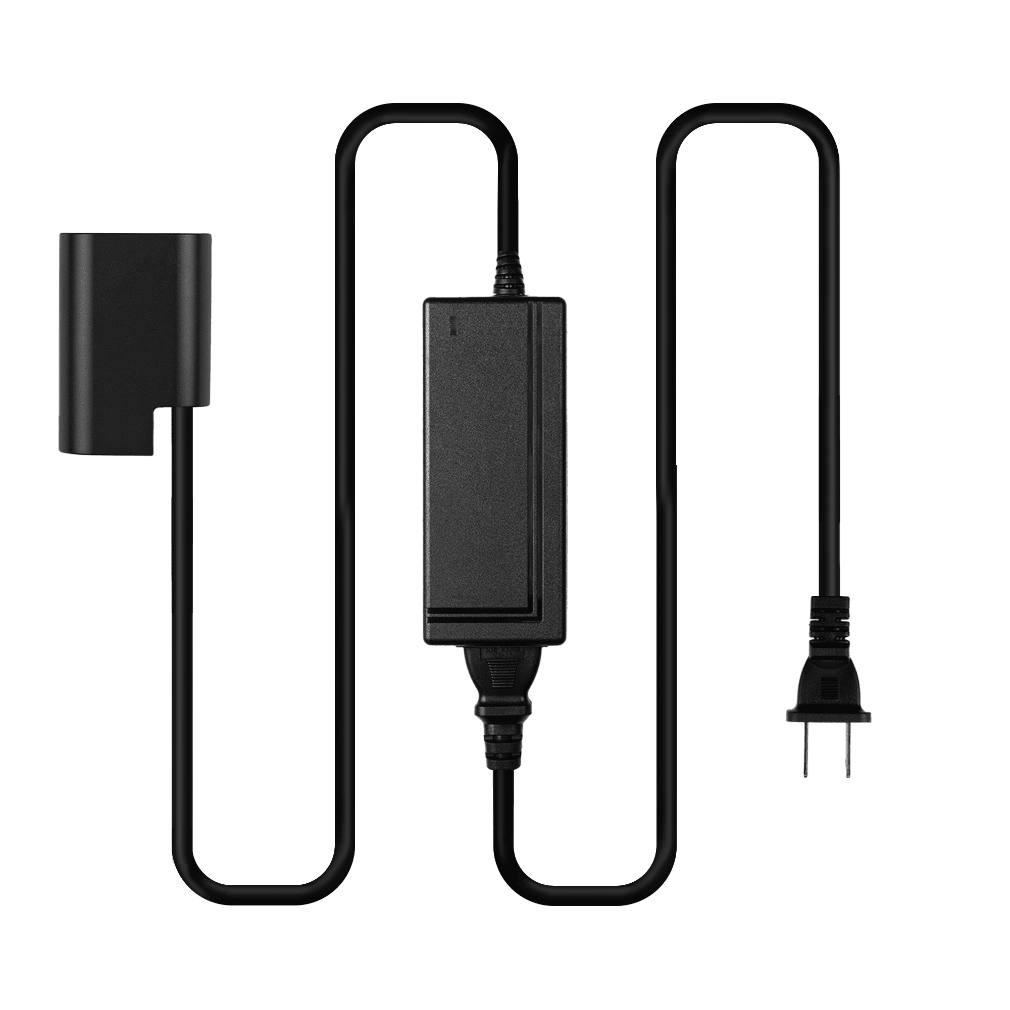 Indipro 12V AC Power Supply to Panasonic DMW-BLF19 Type Dummy Batttery (8') 12V Power Supply Indipro