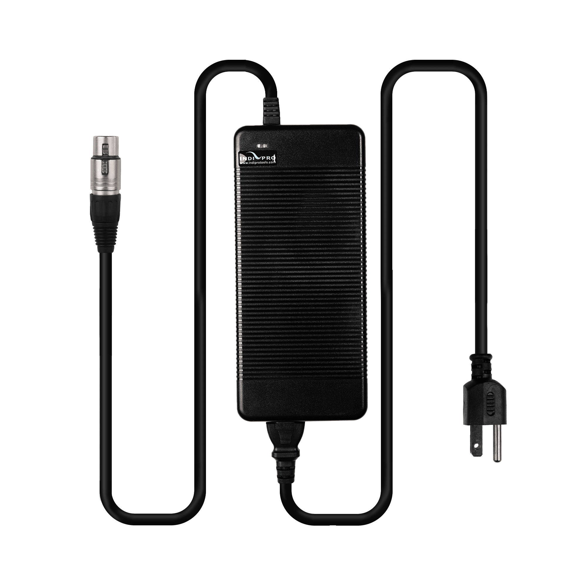 Indipro 15V AC Power Supply to 3-Pin Female XLR Connector (20A,10') 15V Power Supply Indipro