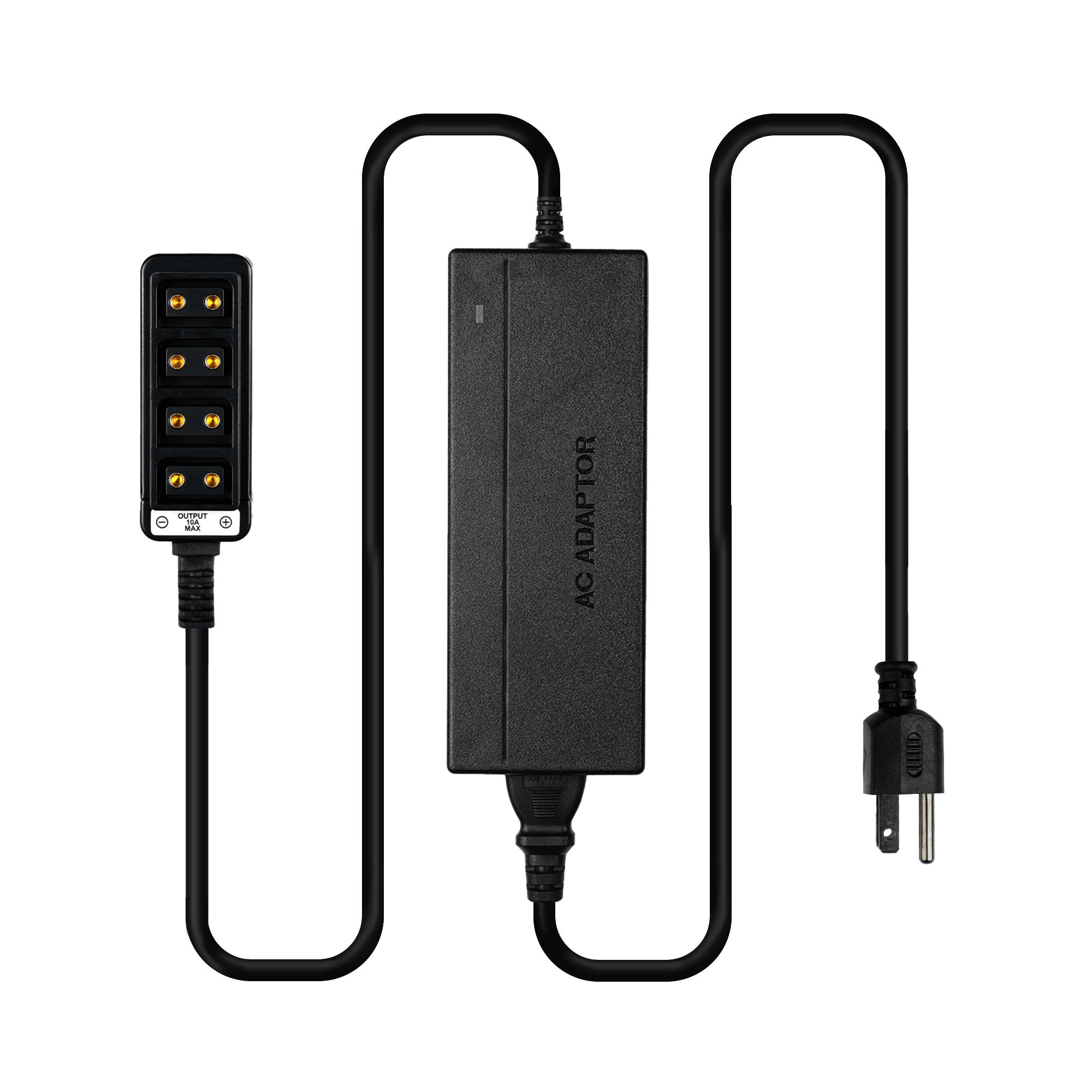 Indipro 15V AC Power Supply to 4-Way D-Tap Splitter (10A, 10') 15V Power Supply Indipro