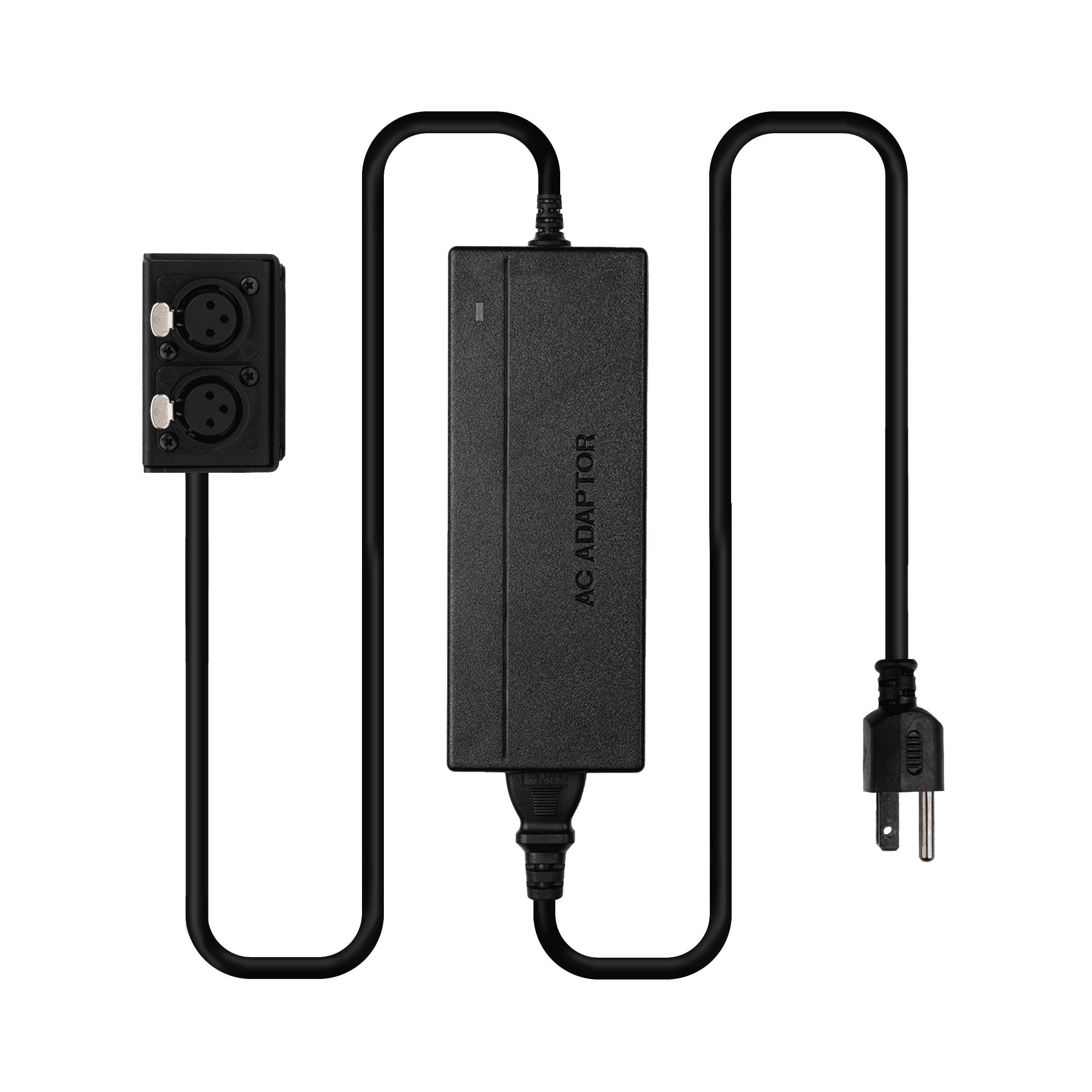 Indipro 15V AC Power Supply to Dual 3-Pin Female XLR Outputs (10A, 10') 15V Power Supply Indipro