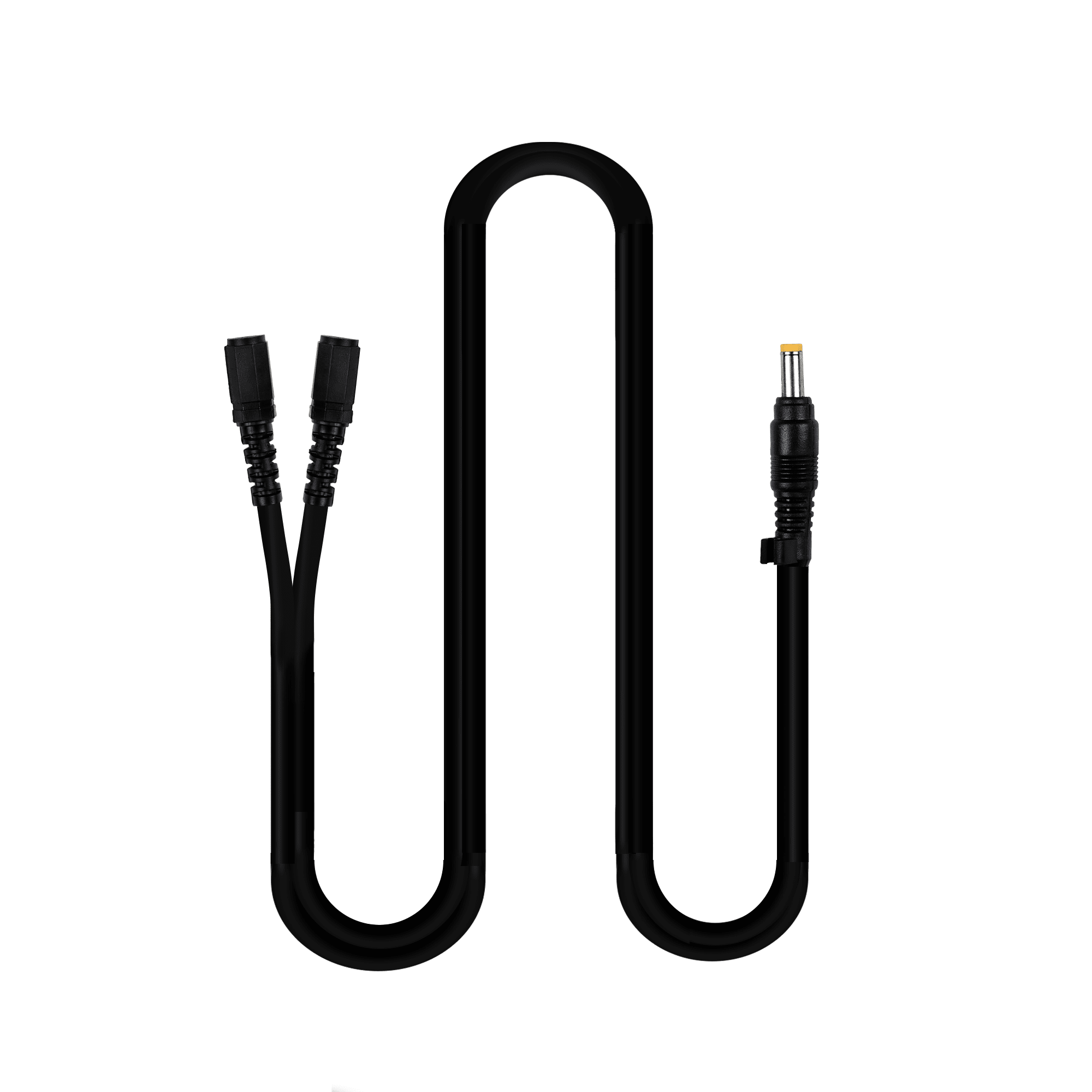 Indipro 2.5mm Male Power Cable to Dual 2.5mm Female Connectors (10", Non-Regulated) 2.1mm/ 2.5mm/ 2-Pin/ XLR Cables Indipro