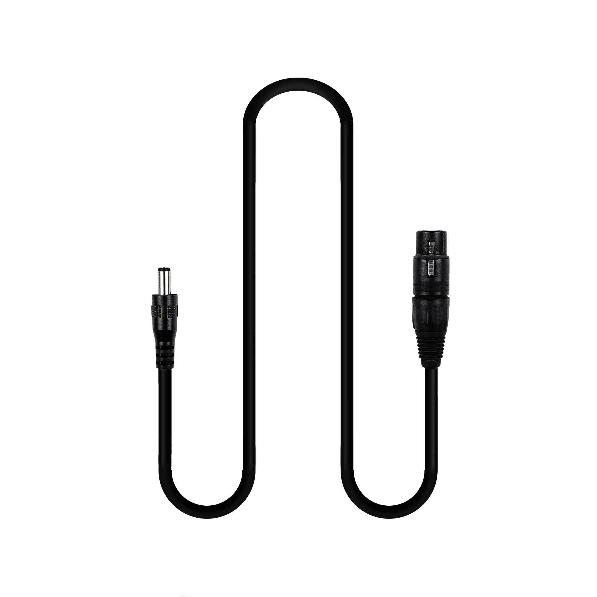 Indipro 2.5mm Male Power Cable to Female 4-Pin Neutrik XLR Connector (24", Non-Regulated) 2.1mm/ 2.5mm/ 2-Pin/ XLR Cables Indipro