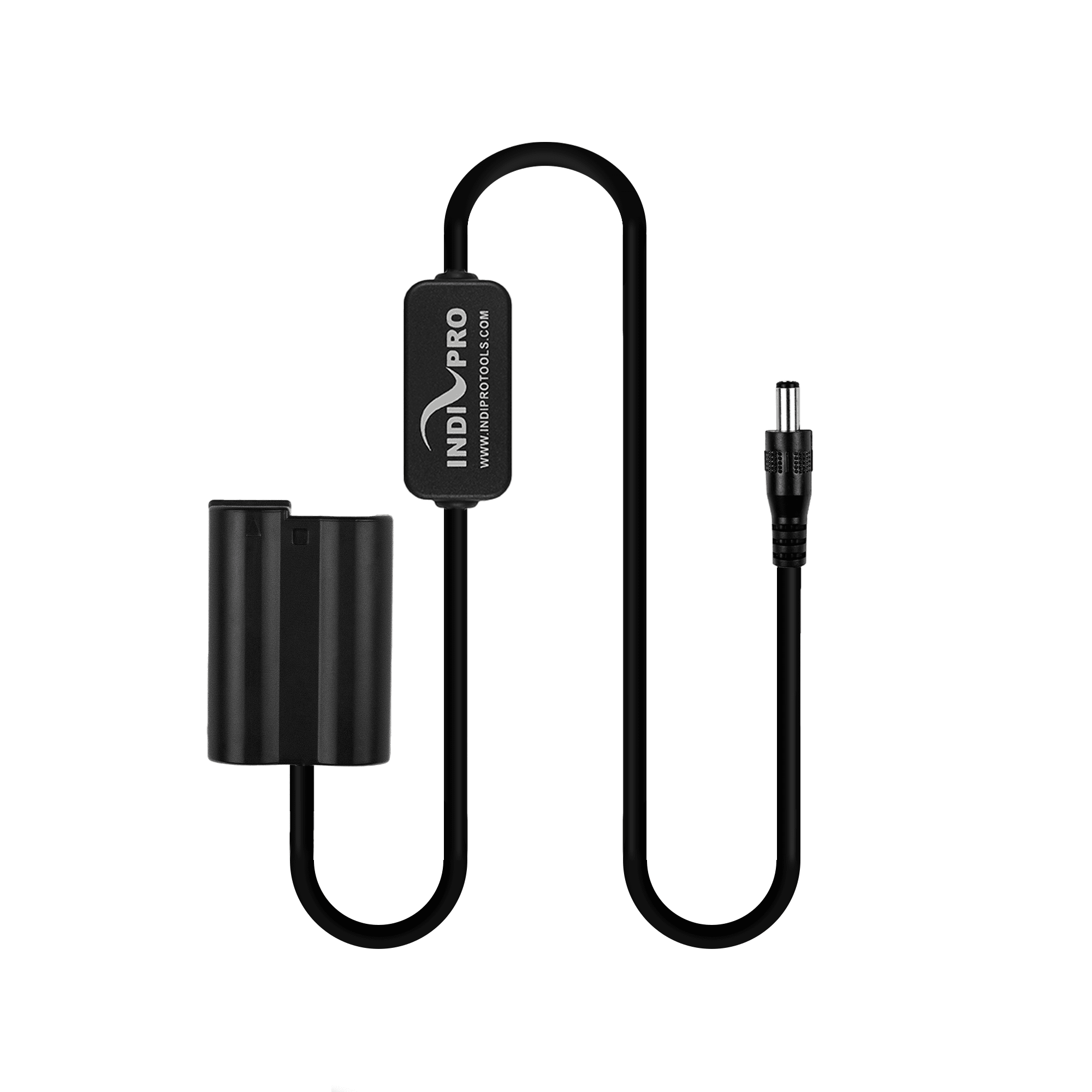 Indipro 2.5mm Male Power Cable to Nikon EN-EL15 Dummy Battery (20", Regulated) 2.1mm/ 2.5mm/ 2-Pin/ XLR Cables Indipro