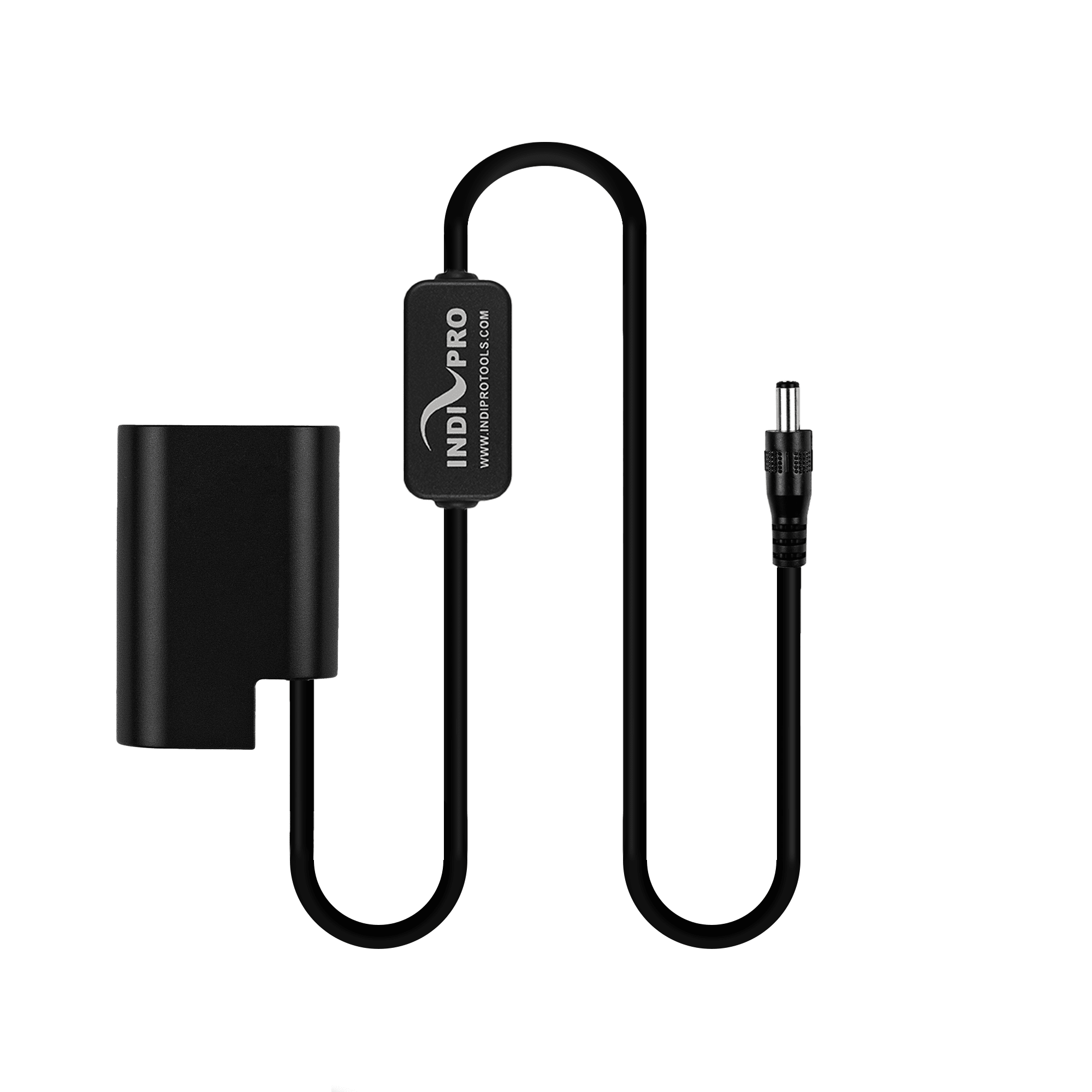 Indipro 2.5mm Male Power Cable to Panasonic DMW-BLF19 Dummy Battery (24", Regulated) 2.1mm/ 2.5mm/ 2-Pin/ XLR Cables Indipro