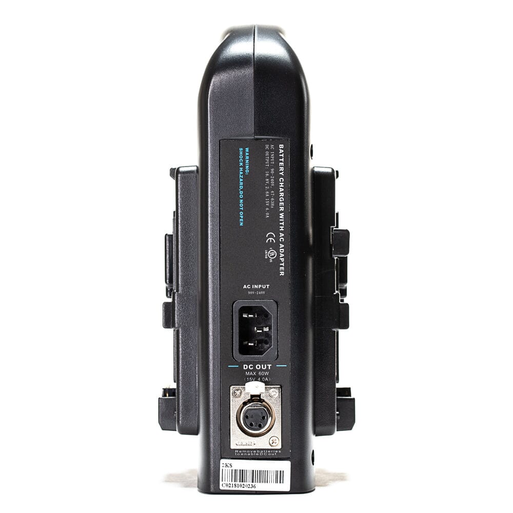 Indipro 2x Kratos 50Wh V-Mount Li-Ion Batteries and Dual V-Mount Battery Charger Kit Battery Kit Indipro