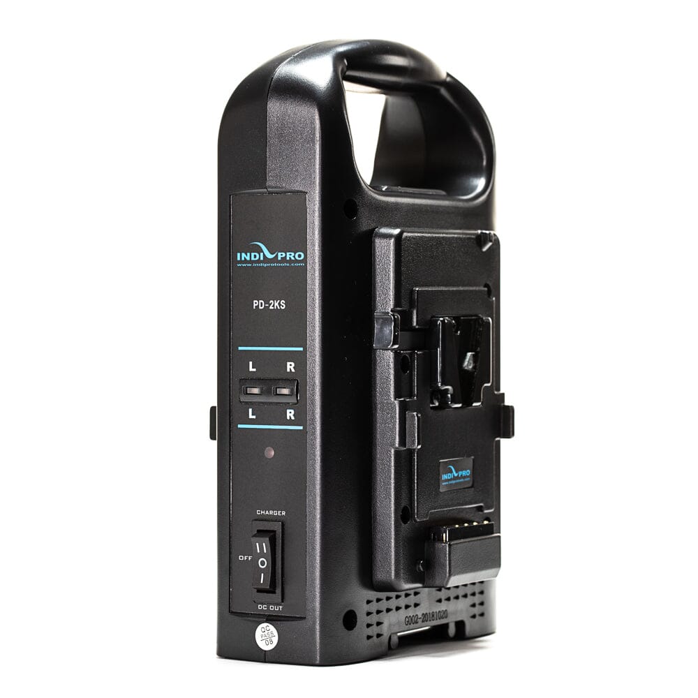 Indipro 2x Kratos 50Wh V-Mount Li-Ion Batteries and Dual V-Mount Battery Charger Kit Battery Kit Indipro