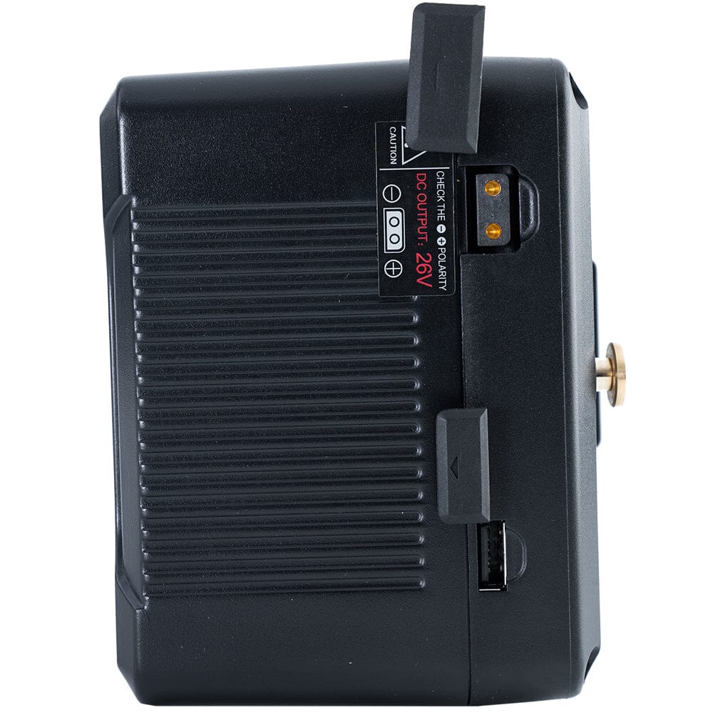 Indipro 2x Micro-Series 26V 265Wh Gold Mount Li-Ion Batteries and 26V Gold Mount Quad Charger Kit Battery Kit Indipro