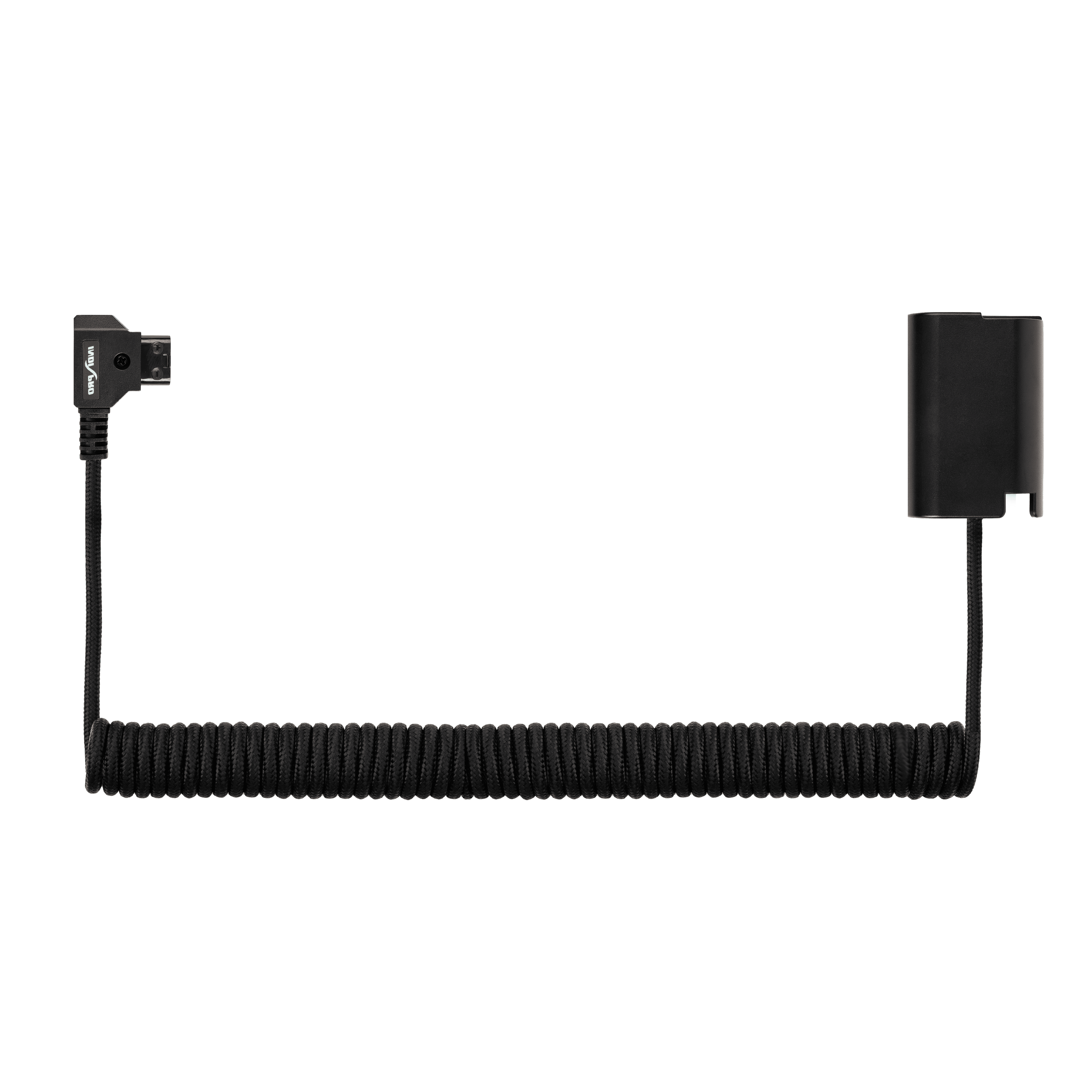 Indipro Braided Coiled D-Tap Power Cable to Panasonic DMW-BLK22 Dummy Battery Power Cables Indipro Tools