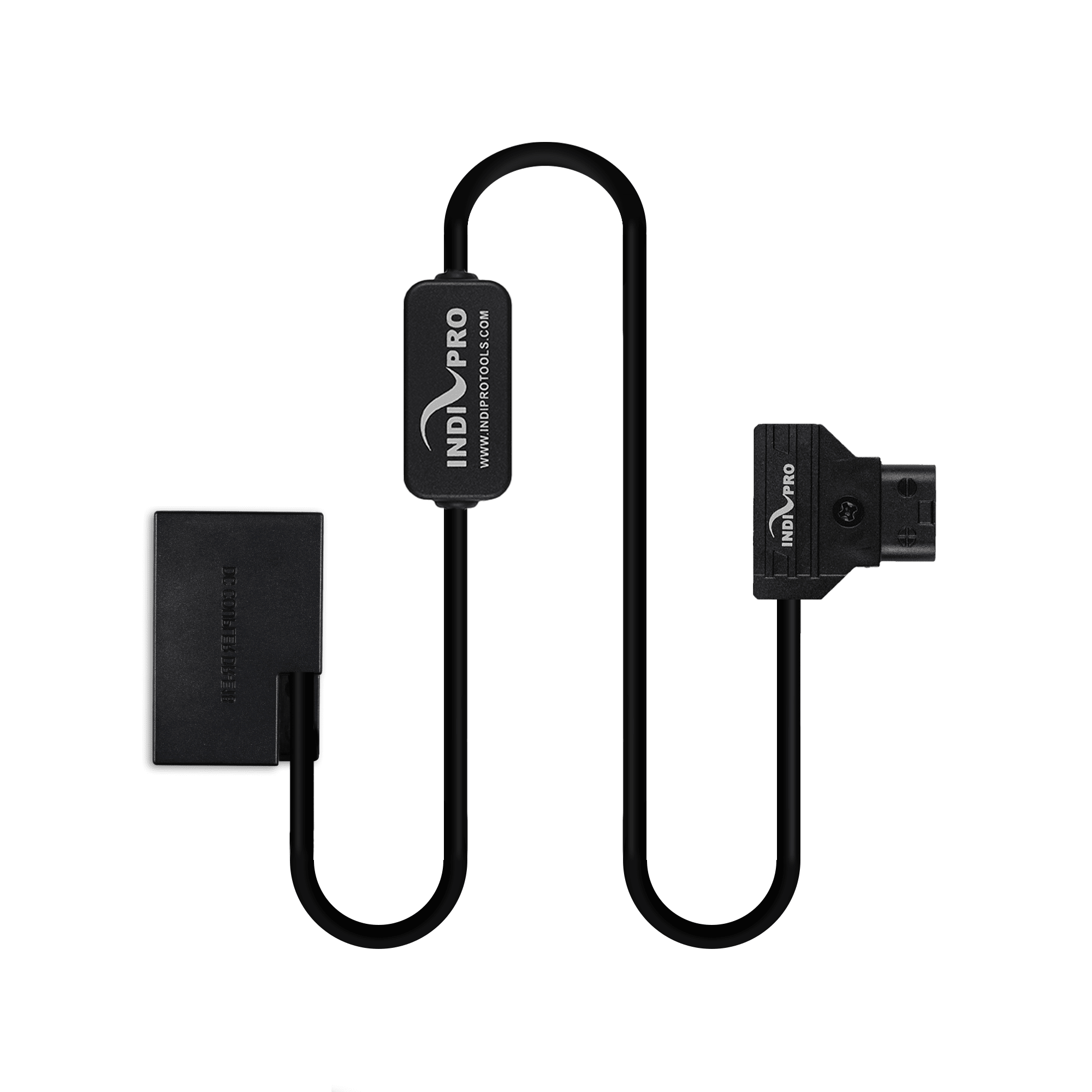 Indipro D-Tap Power Cable to Canon LP-E17 Dummy Battery (24", Regulated) D-Tap Regulation Cables Indipro