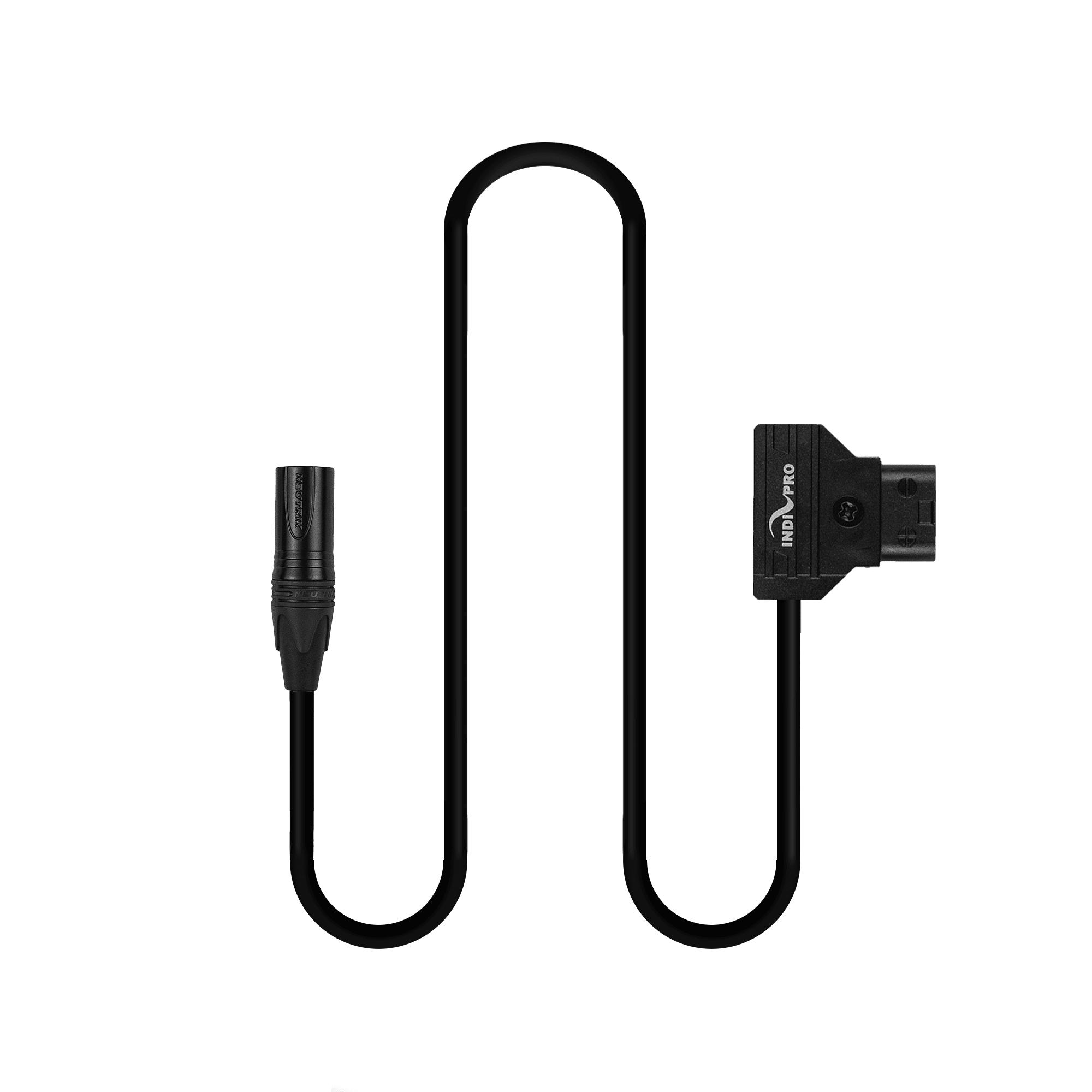 Indipro D-Tap Power Cable to Male 4-Pin XLR Connector (20", Non-Regulated) D-Tap Regulation Cables Indipro