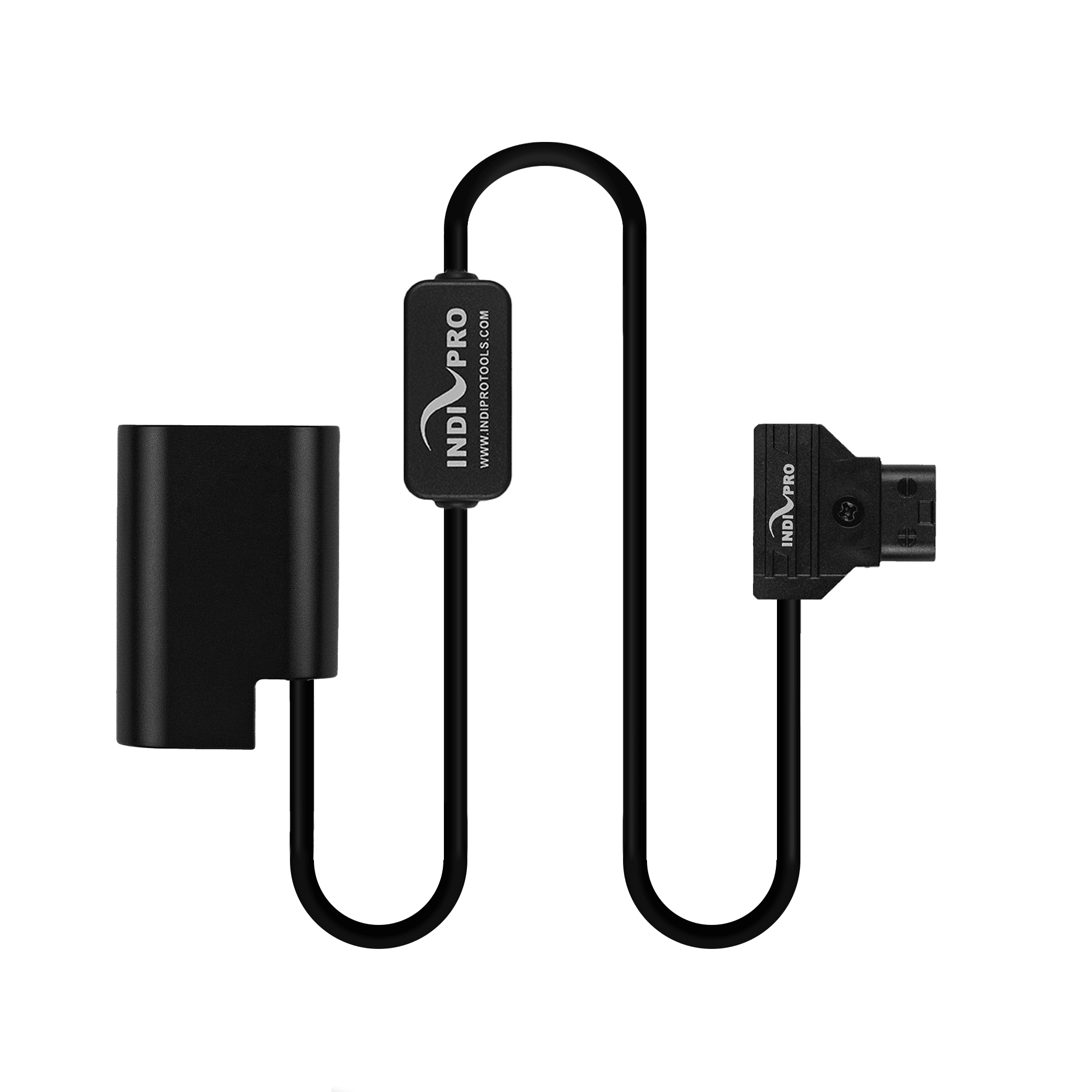 Indipro D-Tap Power Cable to Panasonic DMW-BLF19 Dummy Battery (28", Regulated) D-Tap Regulation Cables Indipro