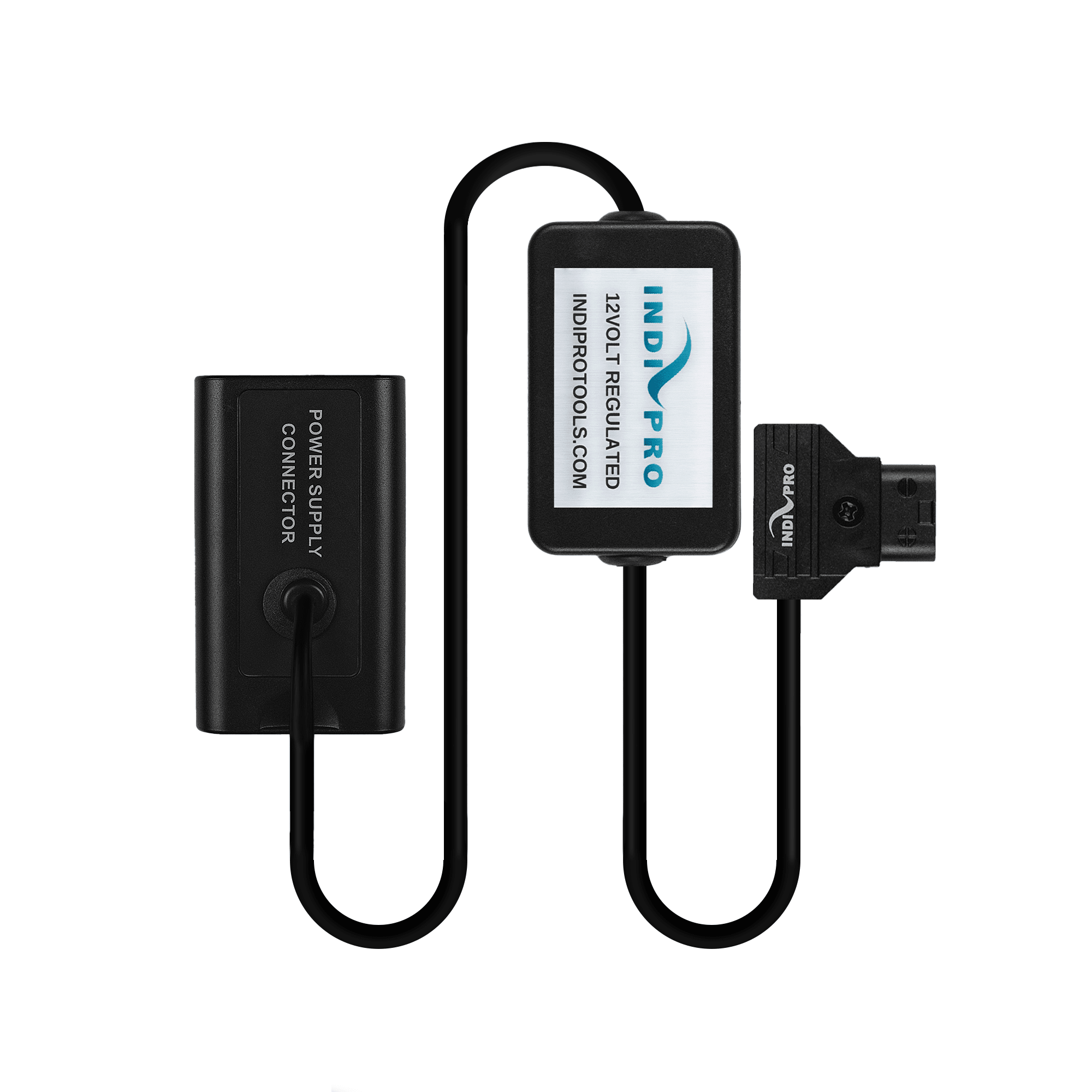 Indipro D-Tap Power Cable to Panasonic VW-VBD58 Type Dummy Battery (24", Regulated) D-Tap Regulation Cables Indipro