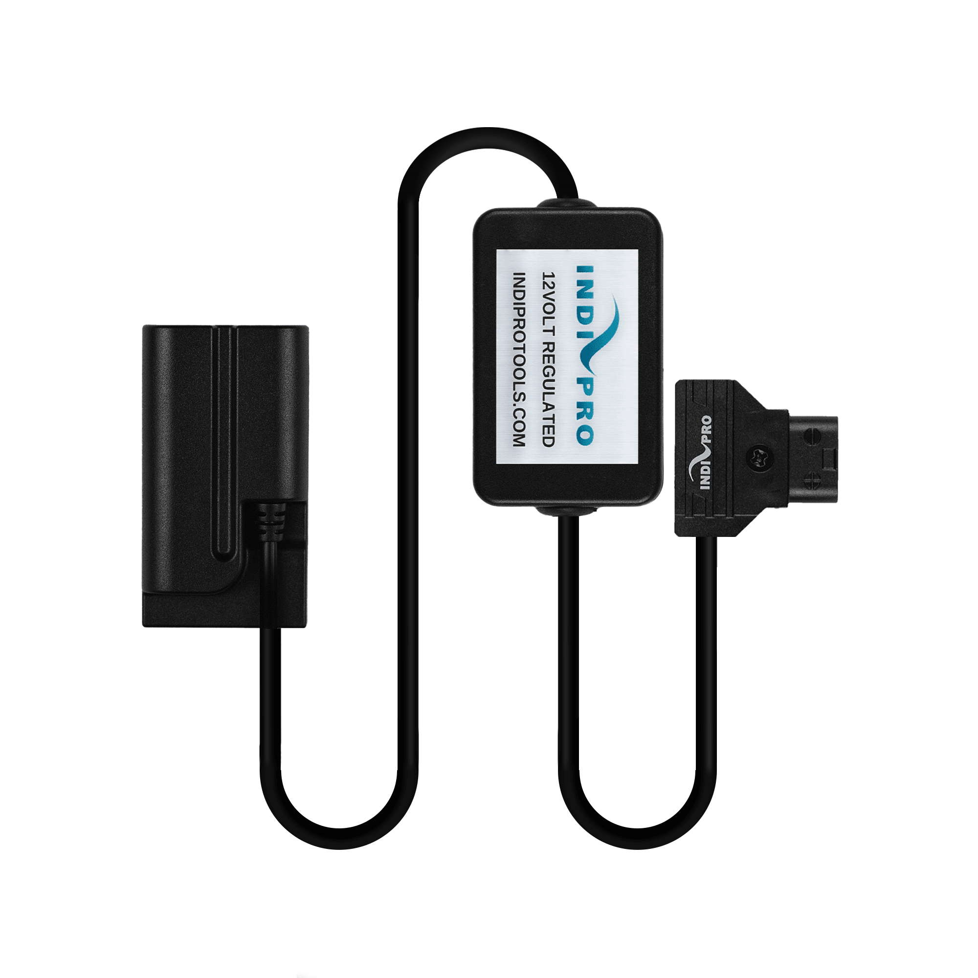 Indipro D-Tap Power Cable to Sony L-Series (NP-F) Dummy Battery (24", Regulated) D-Tap Regulation Cables Indipro