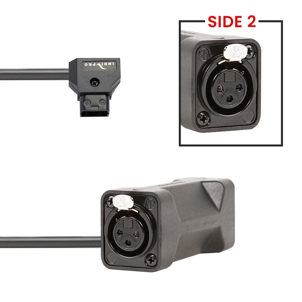 Indipro D-Tap to Dual 3-Pin Female XLR Connectors (24") Indipro Tools