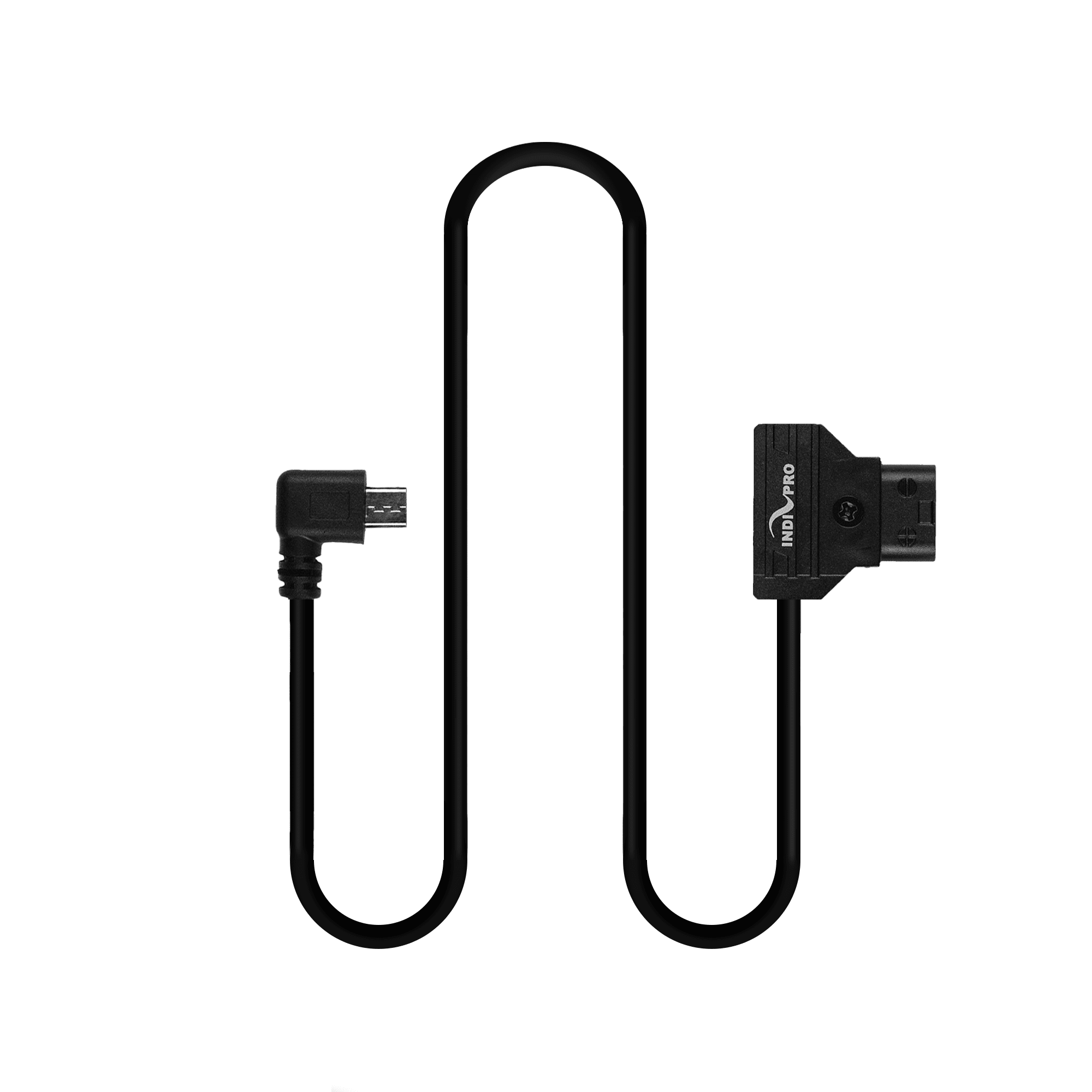Indipro D-Tap to Right-Angle Micro-USB Cable (24", Non-Regulated) D-Tap Regulation Cables Indipro