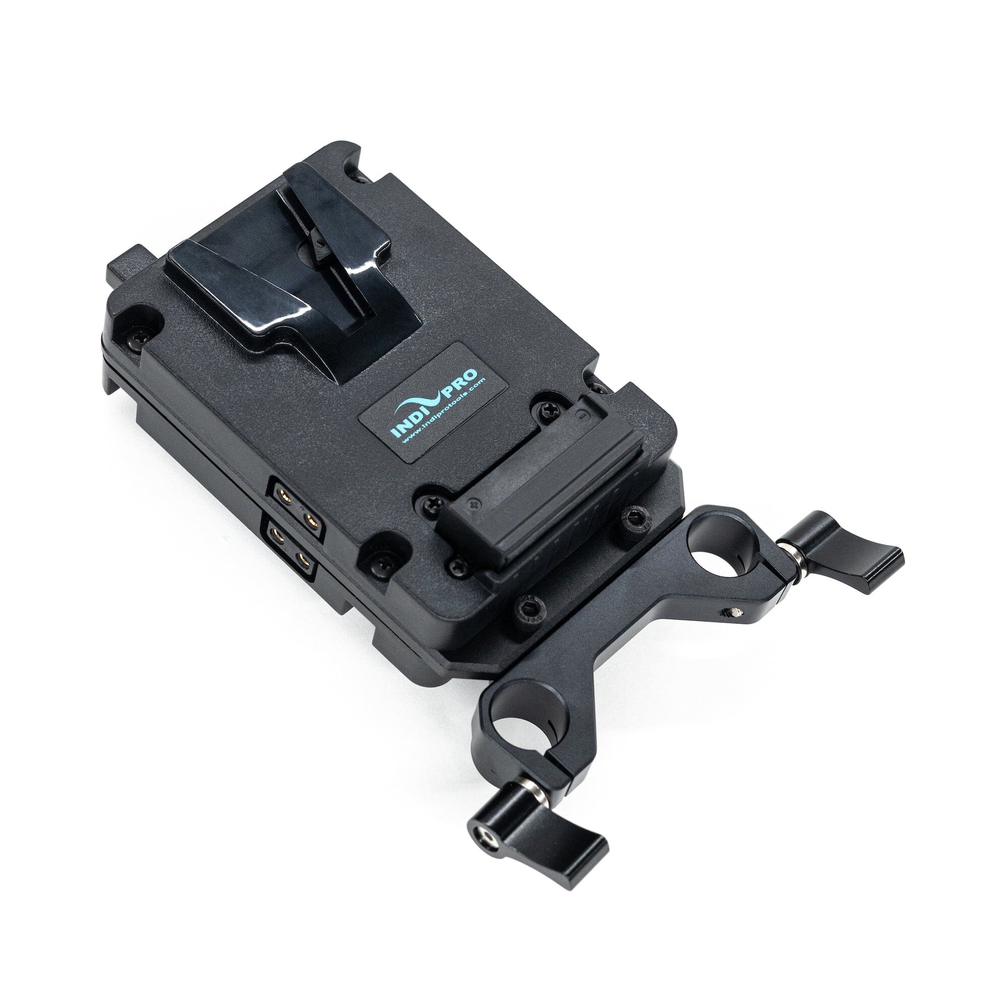 Indipro Dual Mini V-Mount Adapter Plates w/ with 15mm Rod Mount V-Mount Adapter Plate Indipro