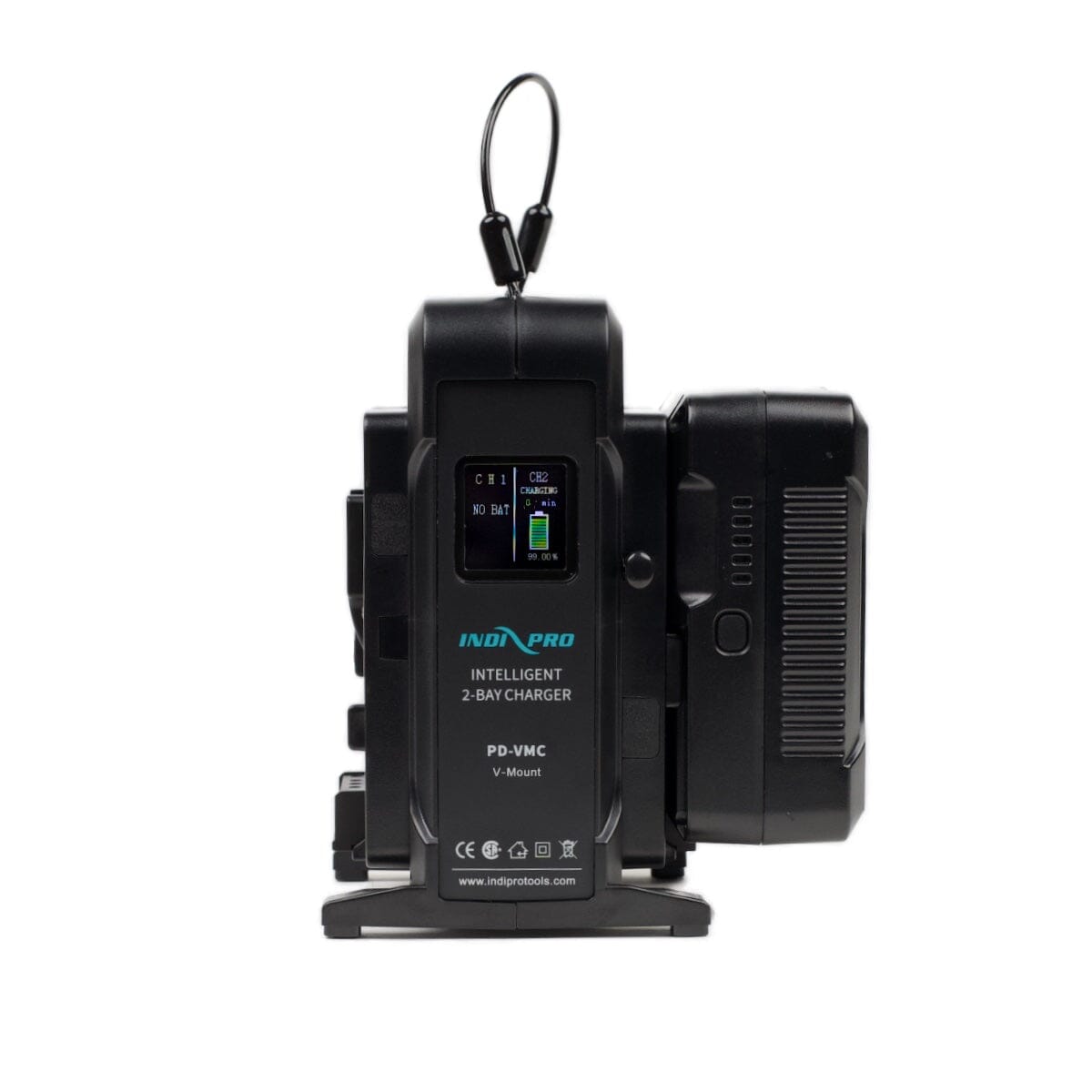 Indipro Dual V-Mount 14.4V Battery Intelligent Charger Dual Battery Charger Indipro