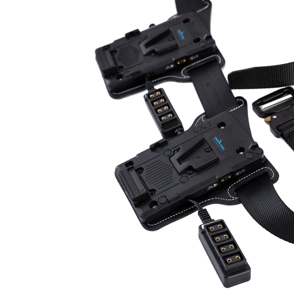 Indipro Dual V-Mount Battery Belt with 10x D-Tap Outputs V-Mount Adapter Plate Indipro