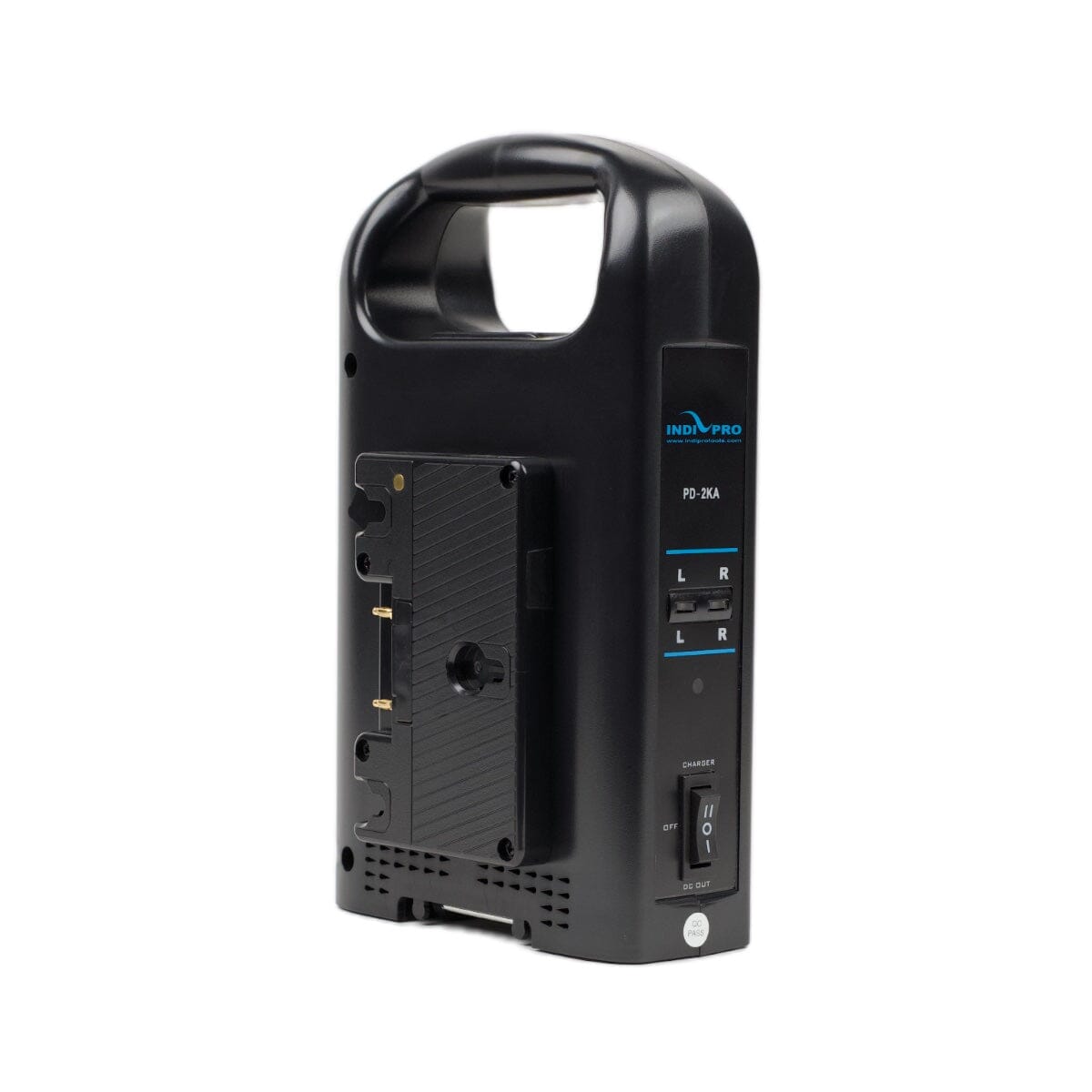 Indipro Gold Mount Dual 14.4V Battery Charger with XLR Output Dual Battery Charger Indipro