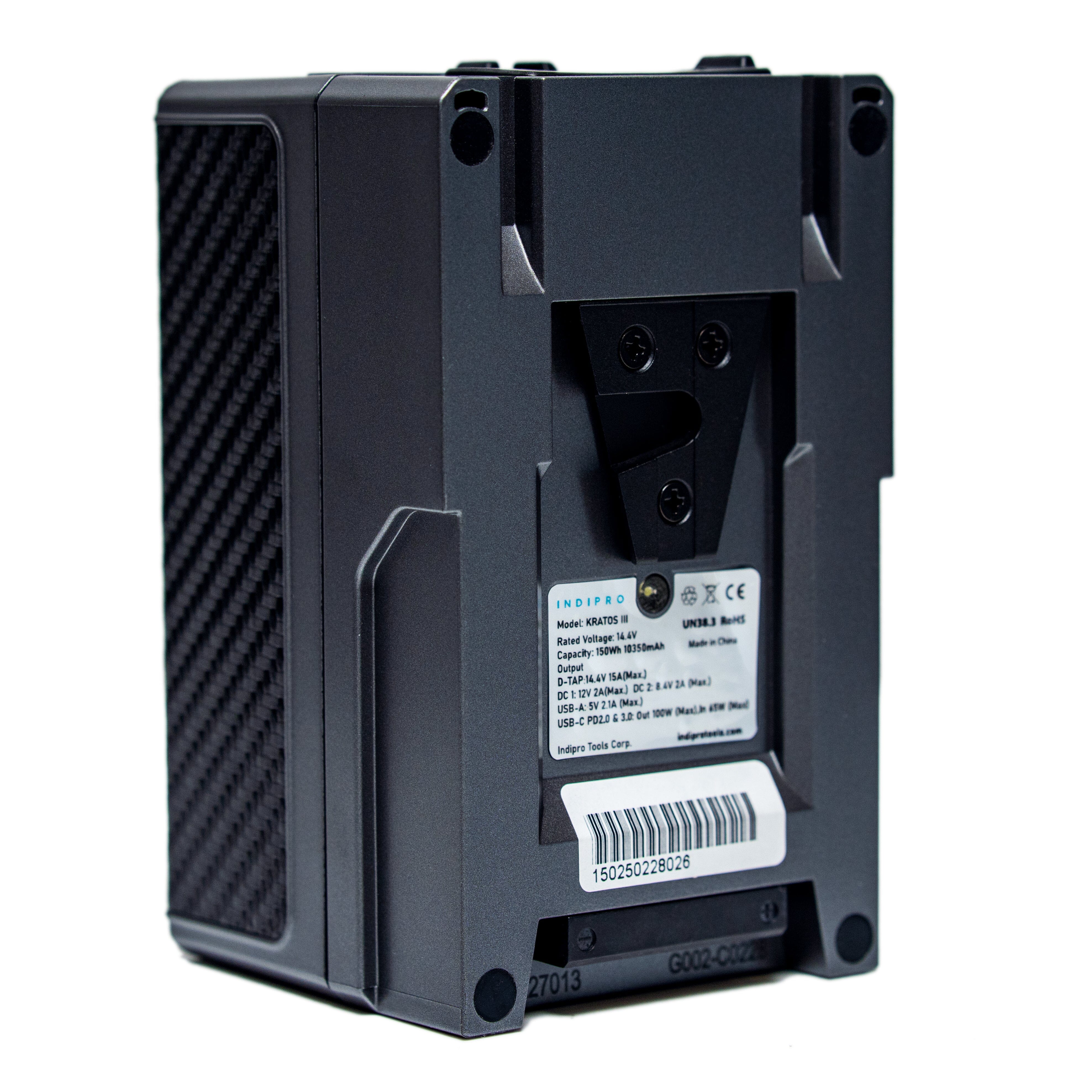 Indipro Kratos 150Wh V-Mount Li-Ion Battery Kratos Series Batteries Indipro