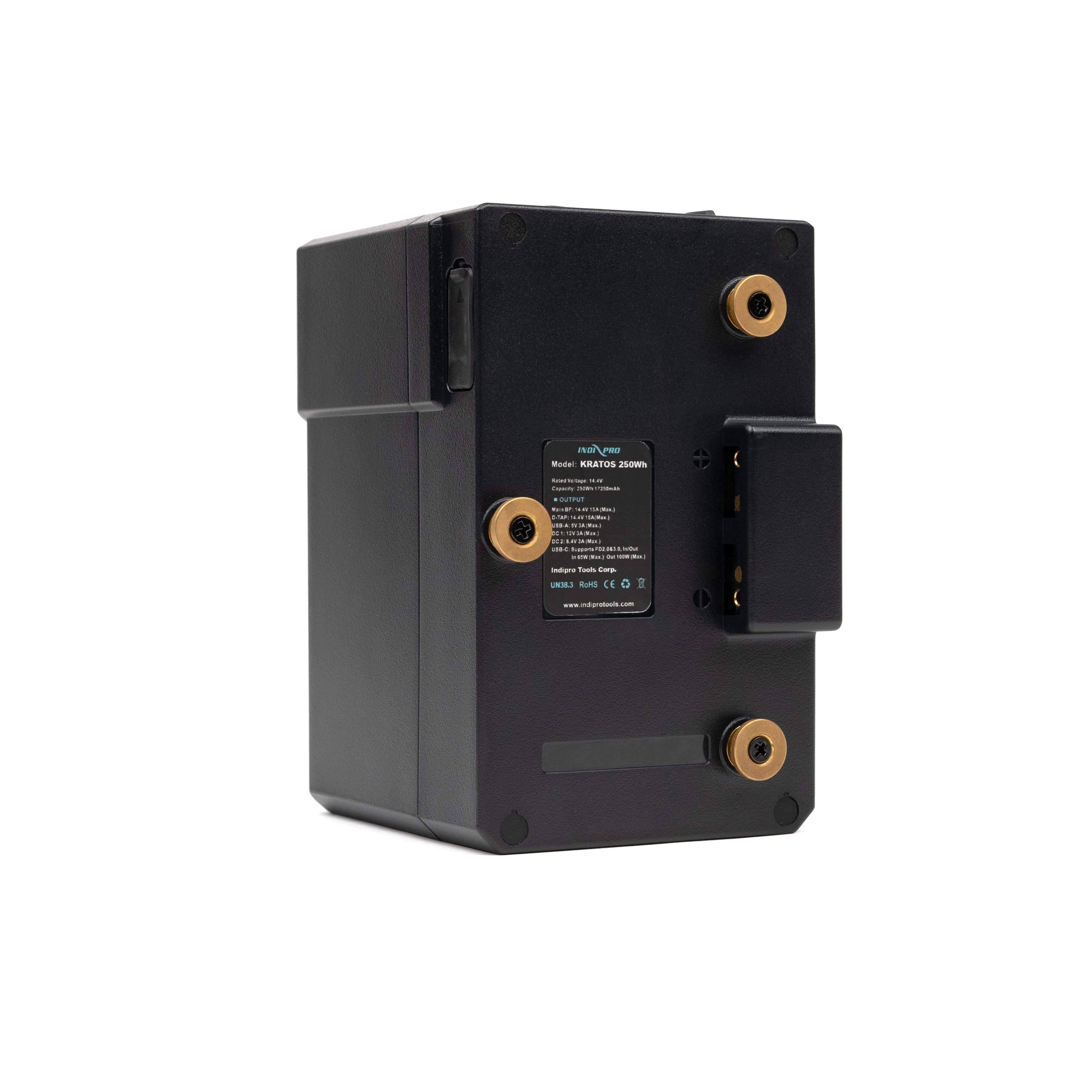 Indipro Kratos Series 250Wh Gold Mount Lithium-Ion Battery Battery Indipro Tools