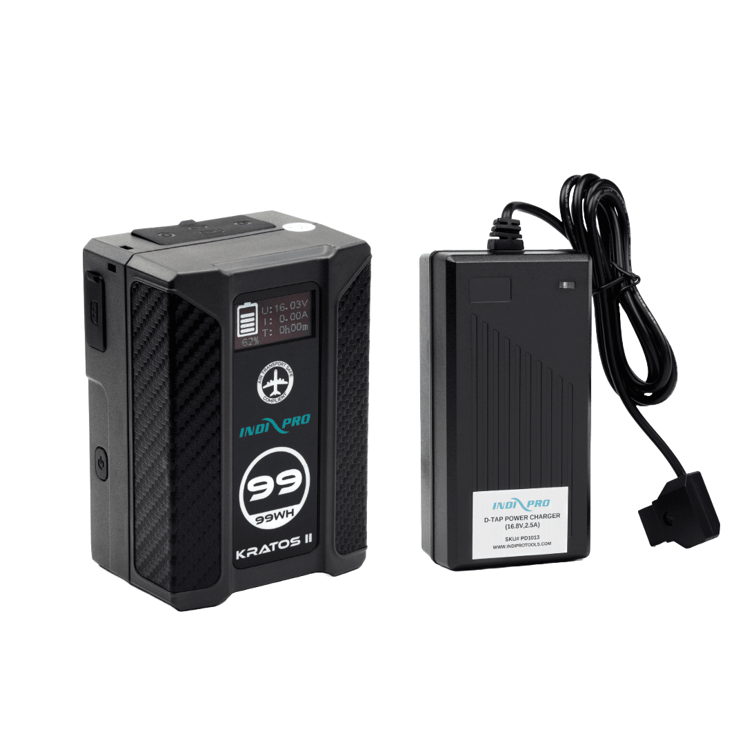 two tank vape Indipro Kratos Series 99Wh V-Mount Li-Ion Battery and D-Tap Pro Charger (2.5A) Kit