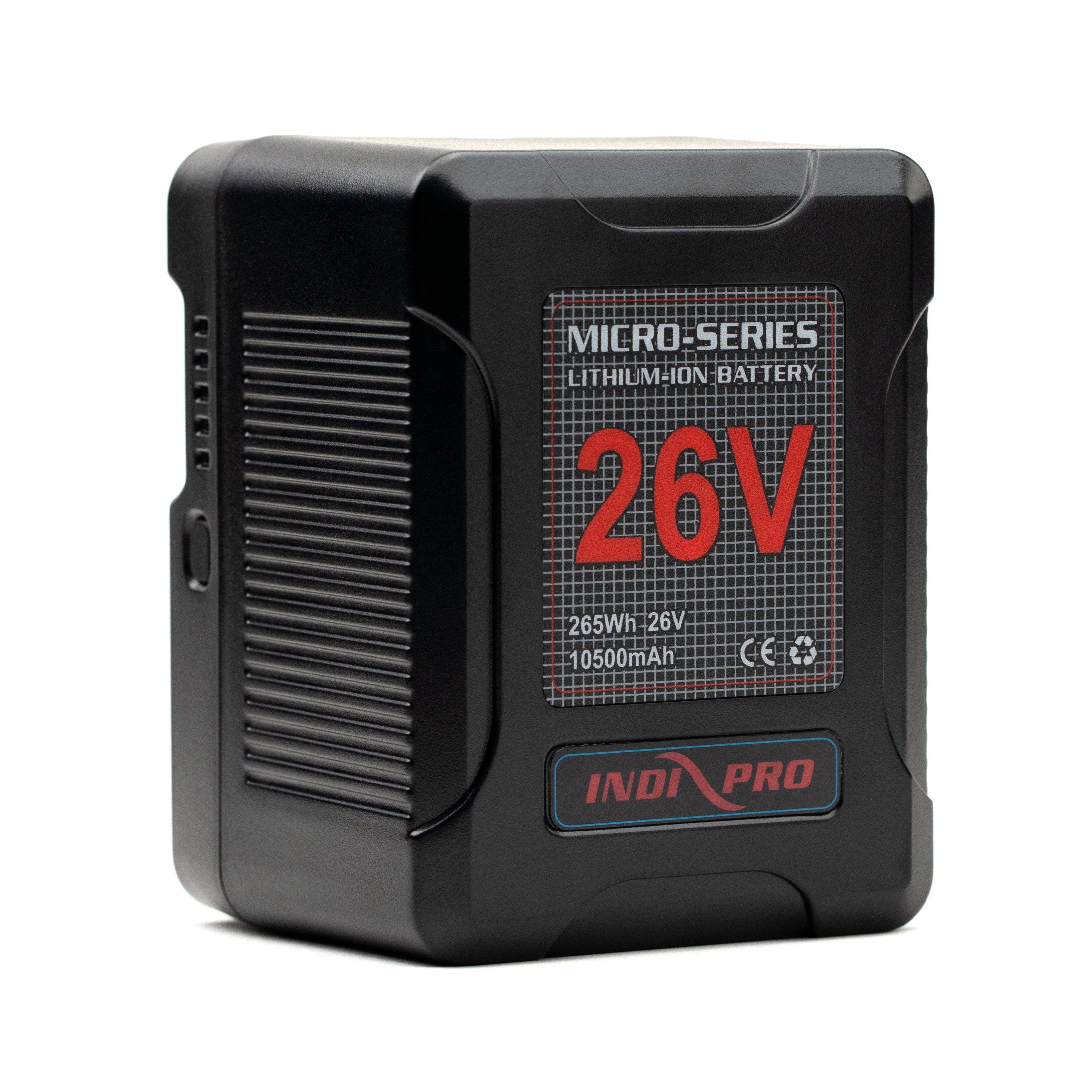 Indipro Micro-Series 26V 265Wh V-Mount Lithium-Ion Battery Micro-Series Batteries Indipro