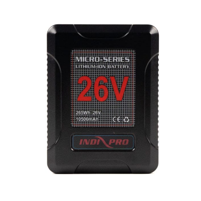 Indipro Micro-Series 26V 265Wh V-Mount Lithium-Ion Battery Micro-Series Batteries Indipro