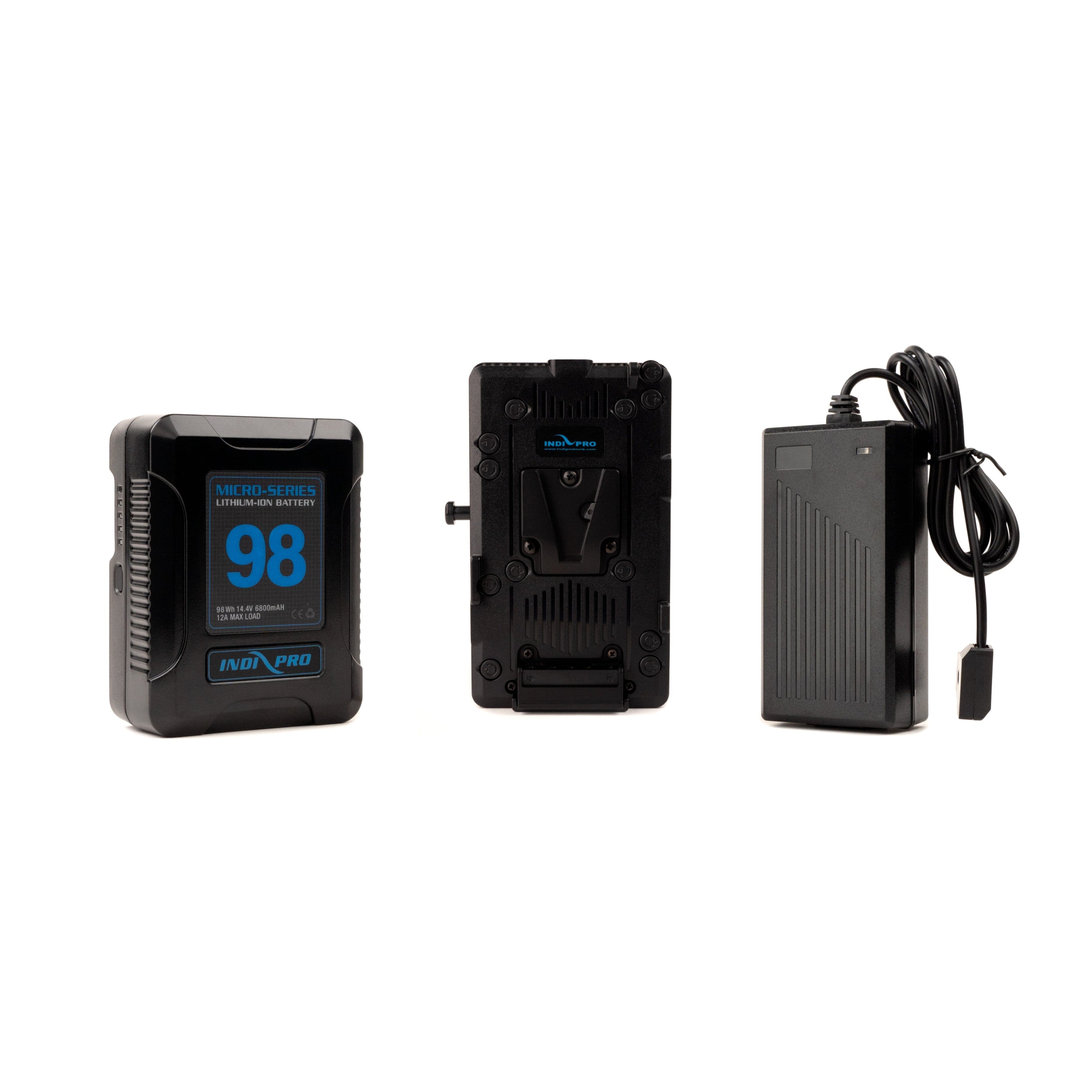 Indipro Micro-Series 98Wh V-Mount Li-Ion Battery Blackmagic URSA Kit Battery Kit Indipro