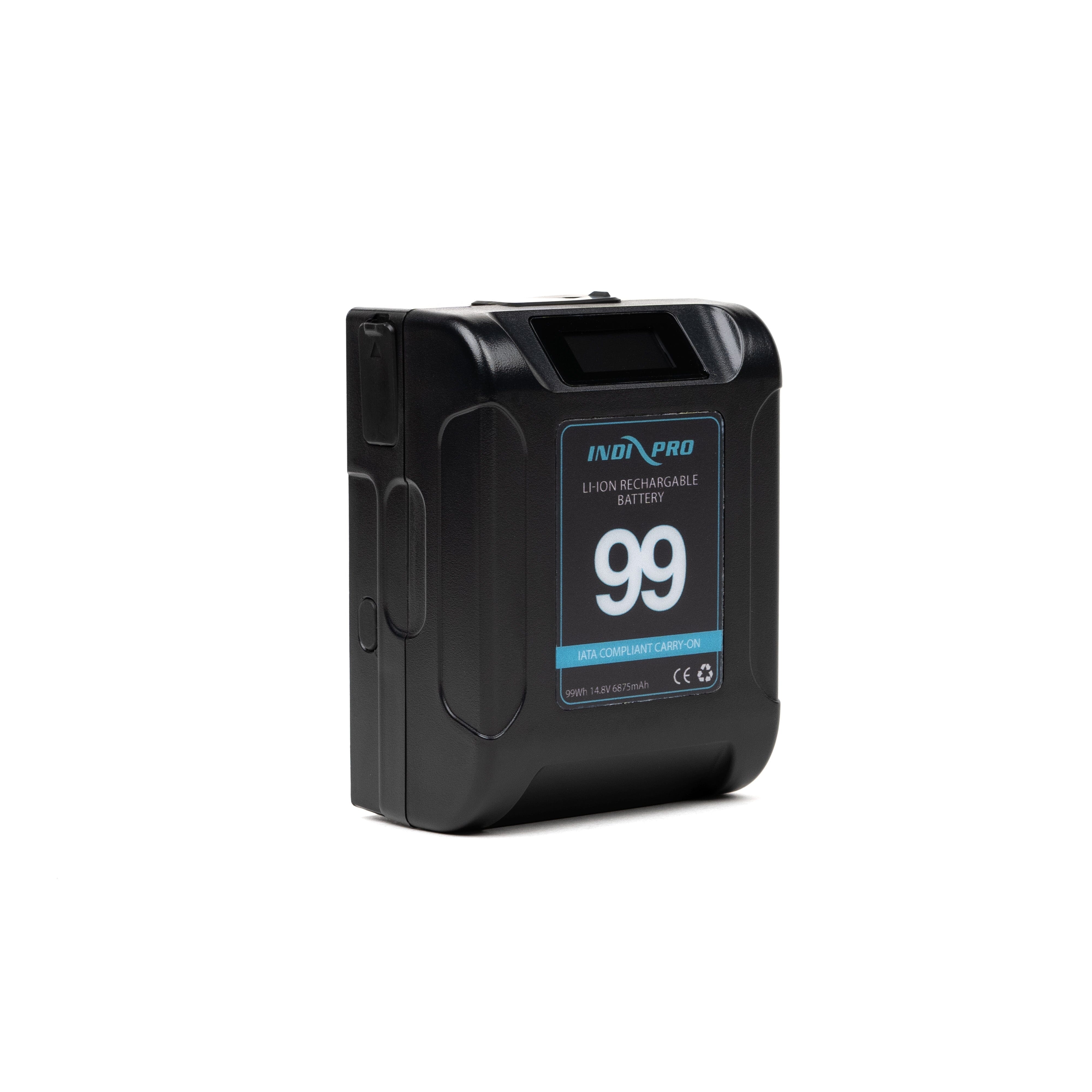 Indipro Open Box Alpha Series 99Wh V-Mount Lithium-Ion Battery (Black Color) Alpha Series Batteries Indipro