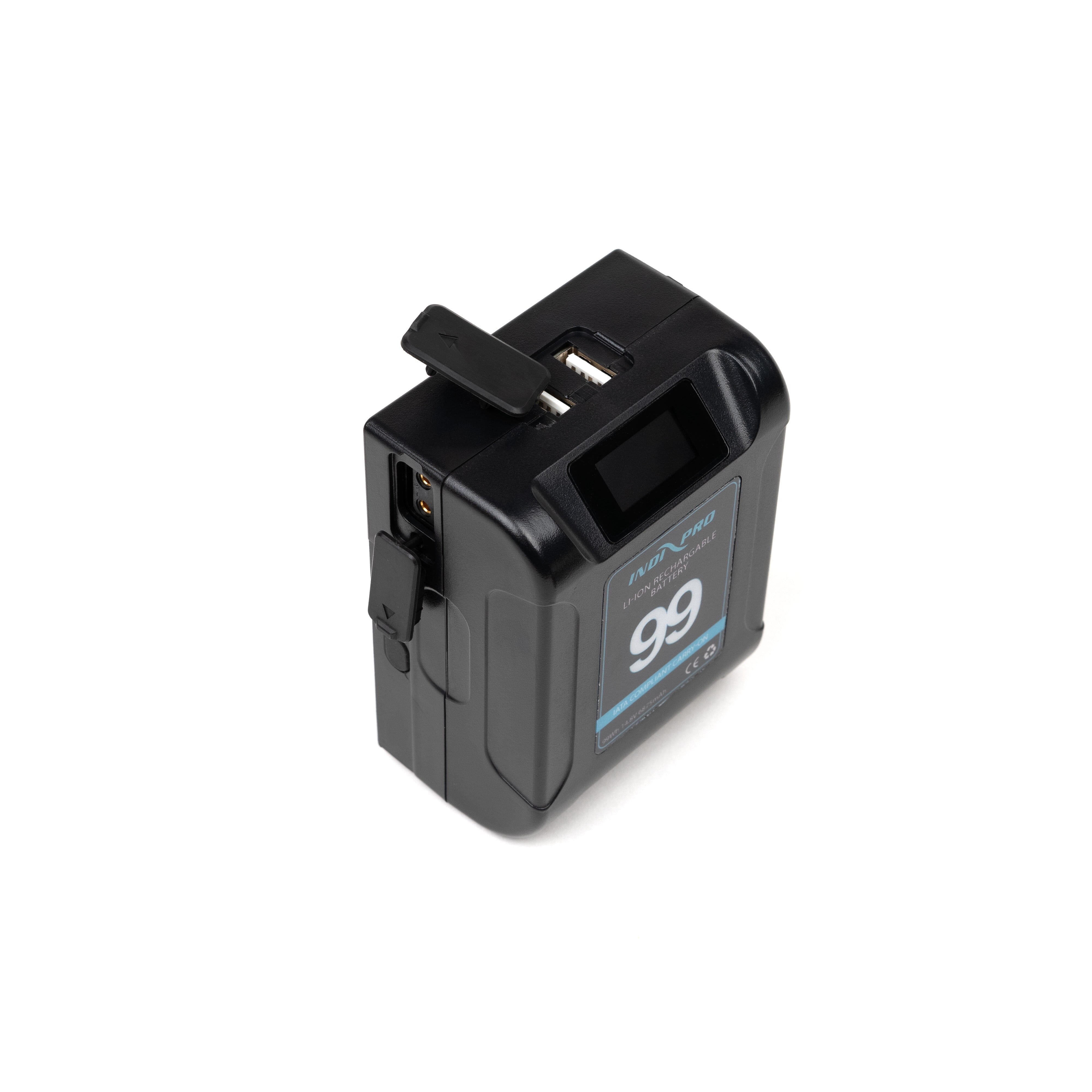 Indipro Open Box Alpha Series 99Wh V-Mount Lithium-Ion Battery (Black Color) Alpha Series Batteries Indipro