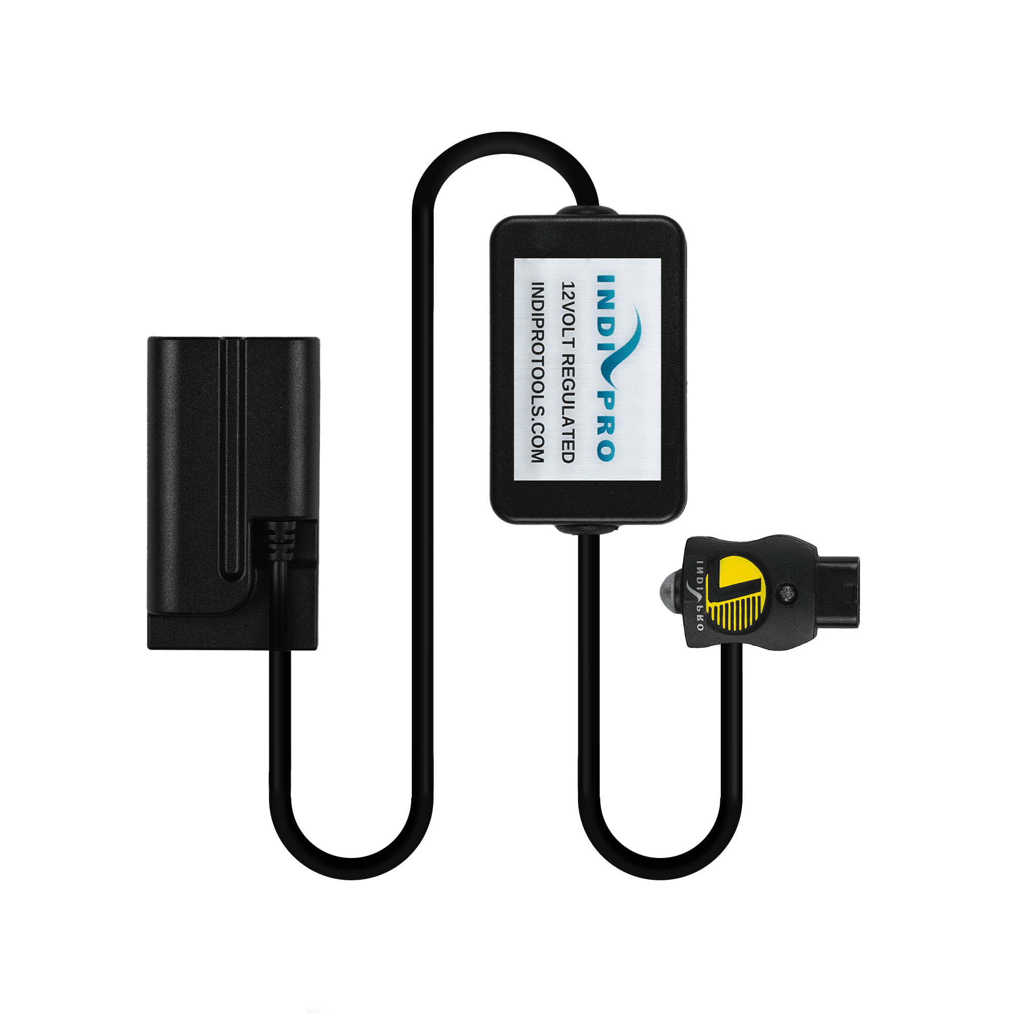 Indipro SafeTap Power Cable to Sony L-Series (NP-F) Dummy Battery (28", Regulated) Indipro