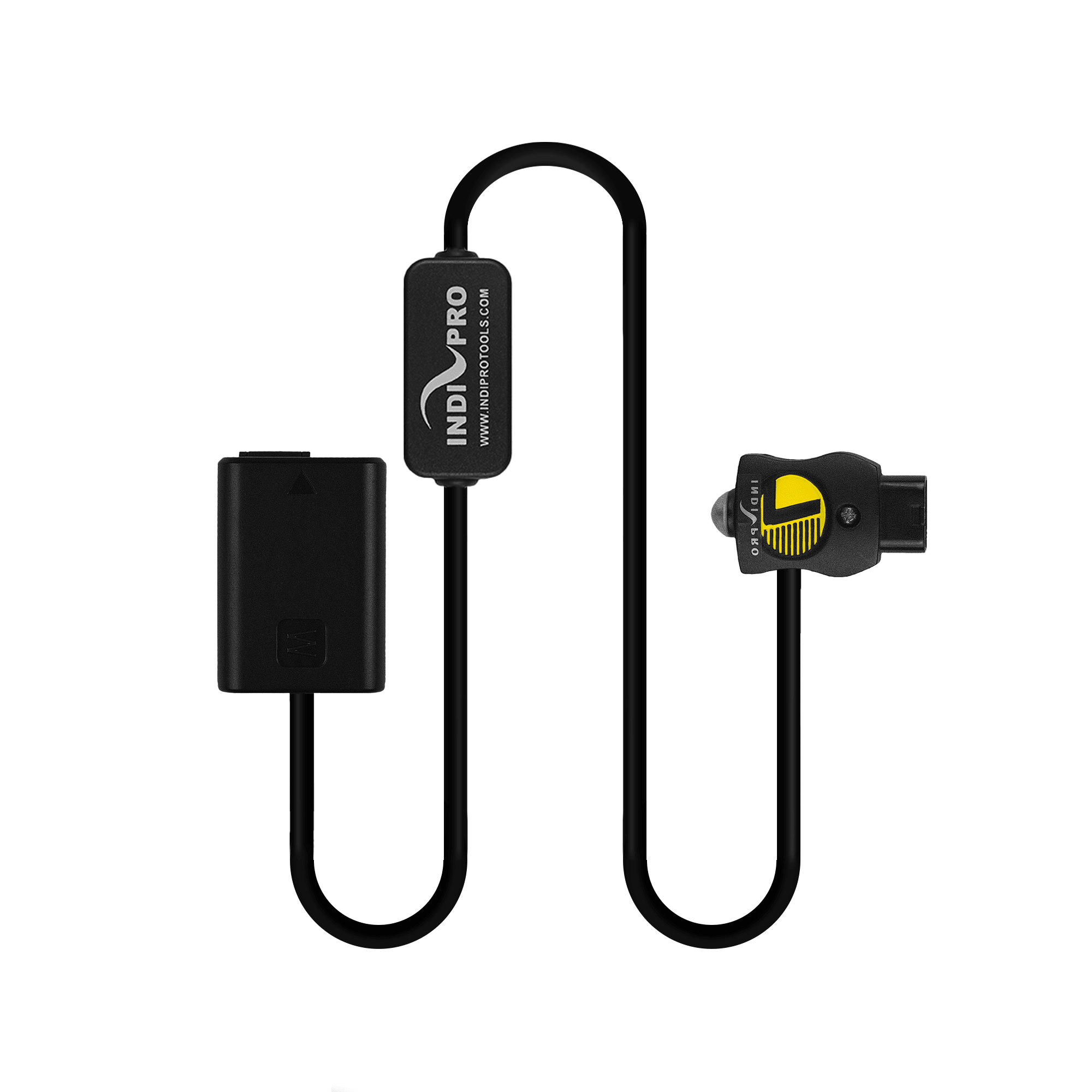 Indipro SafeTap Power Cable to Sony NP-FW50 Dummy Battery (28", Regulated) Indipro