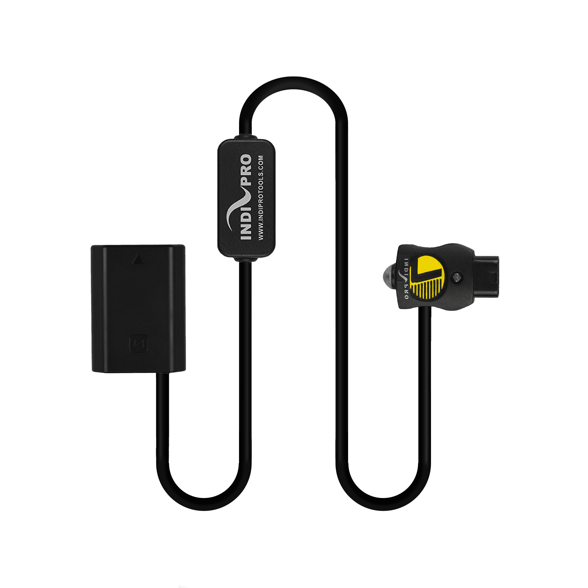Indipro SafeTap Power Cable to Sony NP-FZ100 Dummy Battery (28", Regulated) Indipro