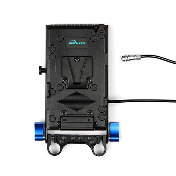 Indipro V-Mount Battery Plate for BMPCC 4K/6K/6K Pro with 15mm Rod Mount (16") V-Mount Adapter Plate Indipro