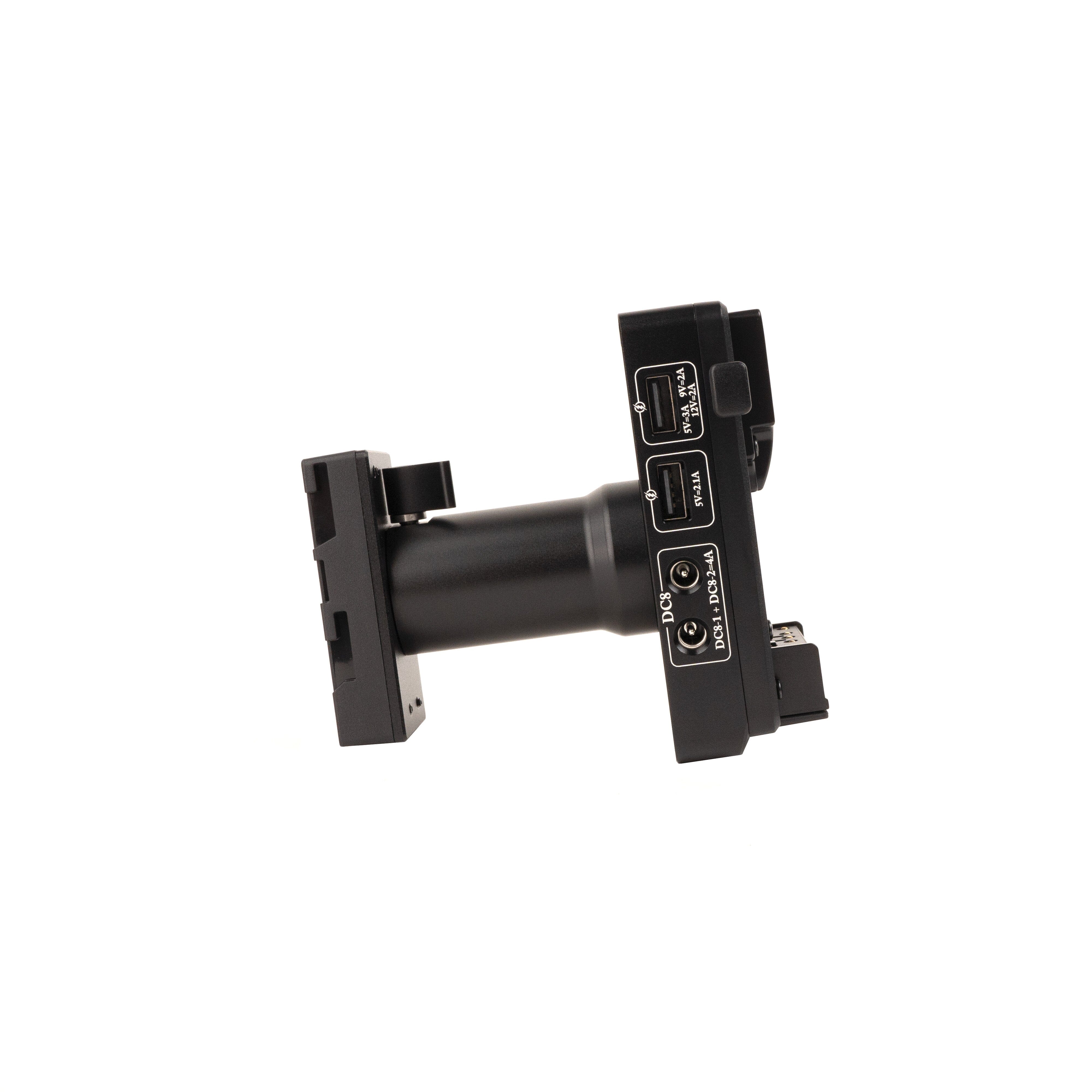 Indipro V-Mount Battery to BP-U Series Battery Adapter Plate w/ Multiple Outputs V-Mount Adapter Plate Indipro