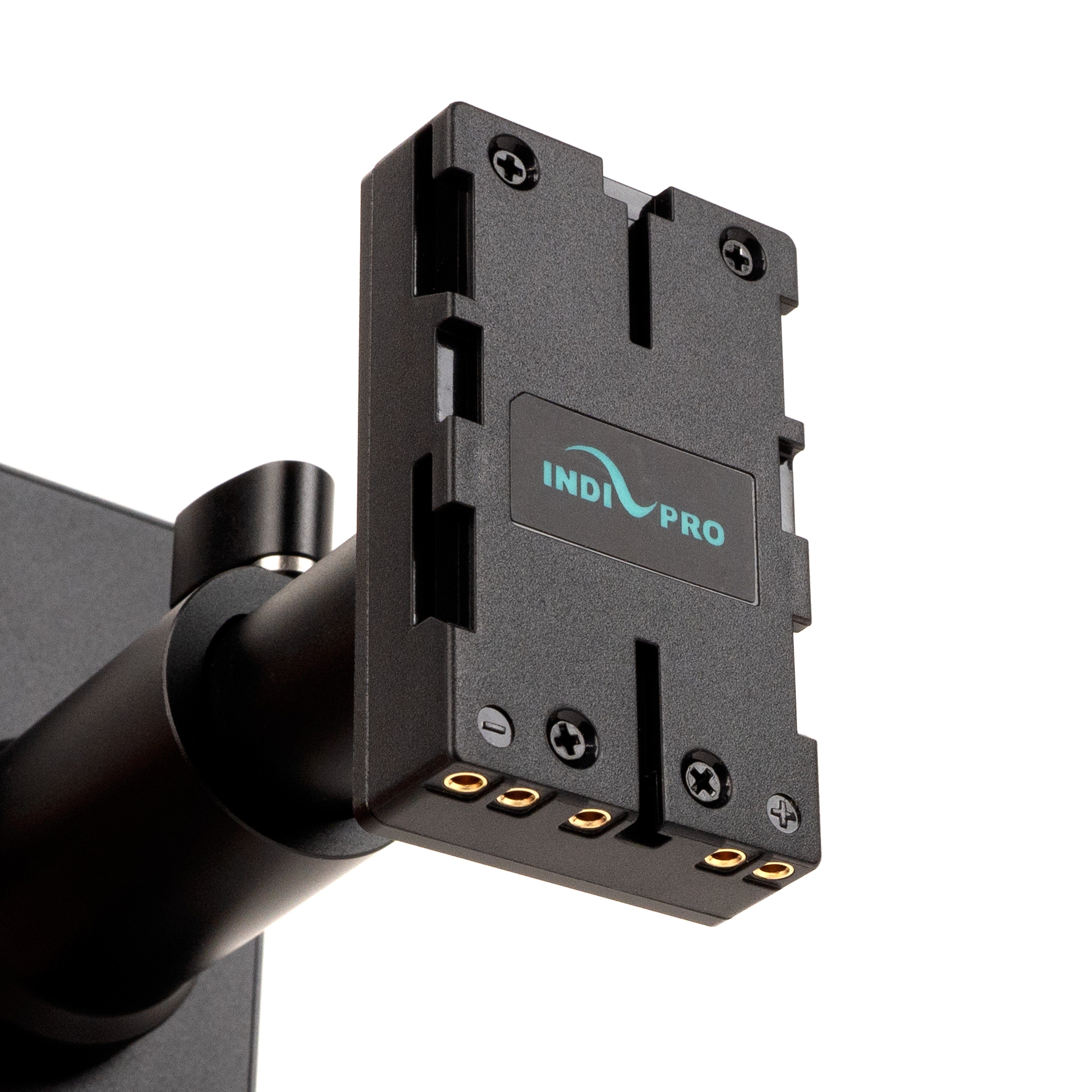 Indipro V-Mount Battery to BP-U Series Battery Adapter Plate w/ Multiple Outputs V-Mount Adapter Plate Indipro
