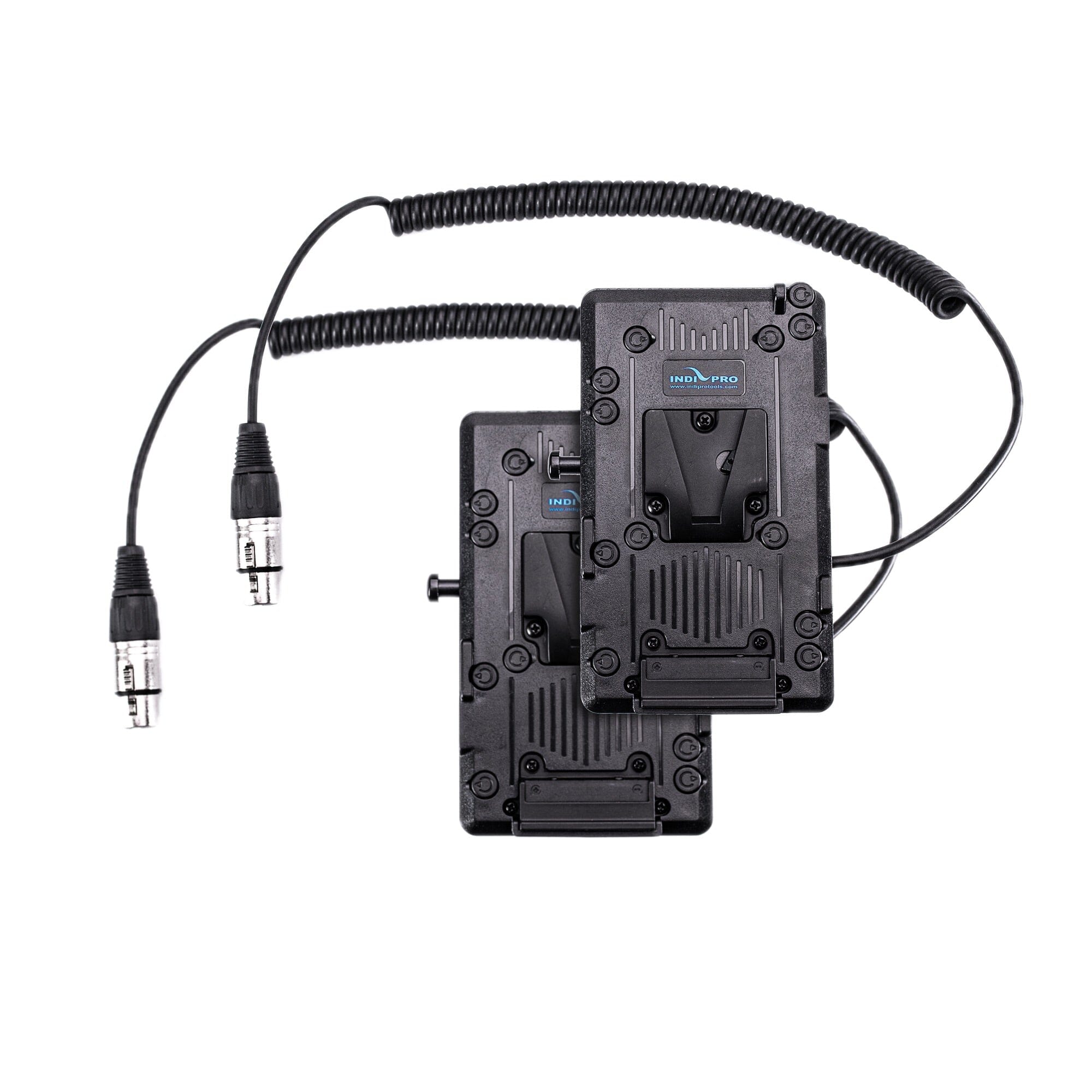 Indipro V-Mount Plate & D-Tap Cable Set for Atomos Sumo Monitor (2-Pack) V-Mount Adapter Plate Indipro