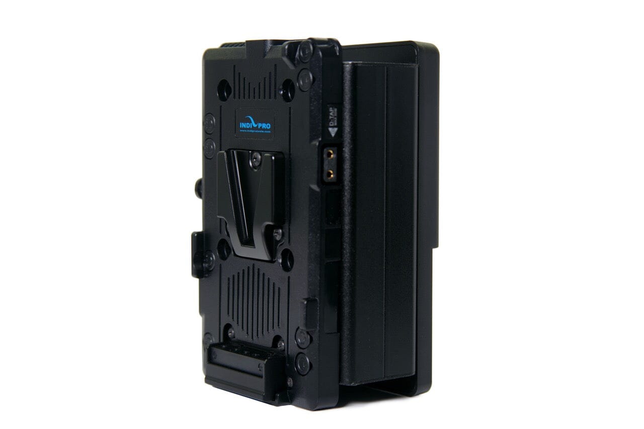 Indipro V-Mount to V-Lock Voltage Converter Plate (26V to 15V) V-Mount Battery Converter Indipro