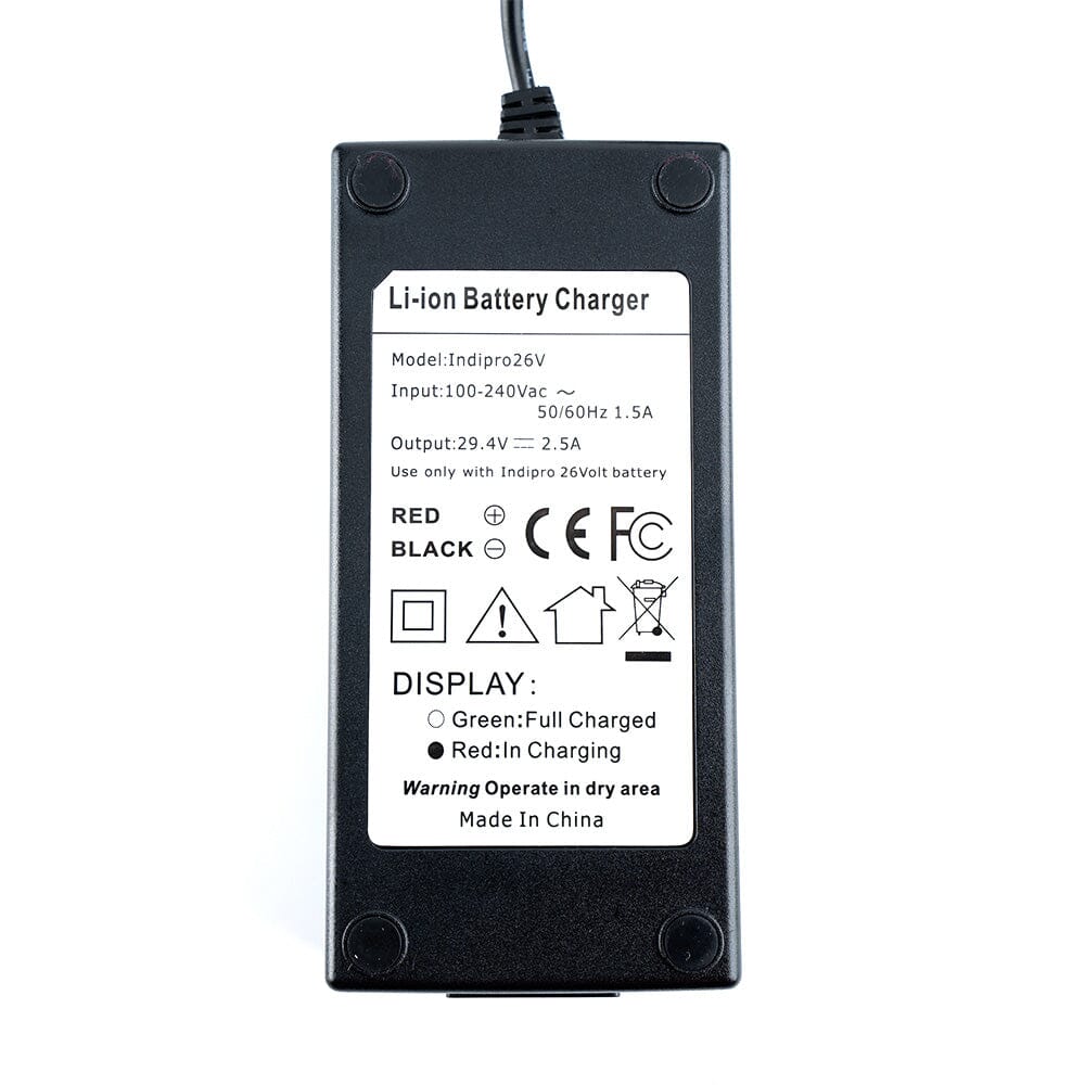 Micro-Series 26V 260Wh Lithium-Ion Battery (Gold Mount) & D-Tap Charger Kit Charger Kit Indipro