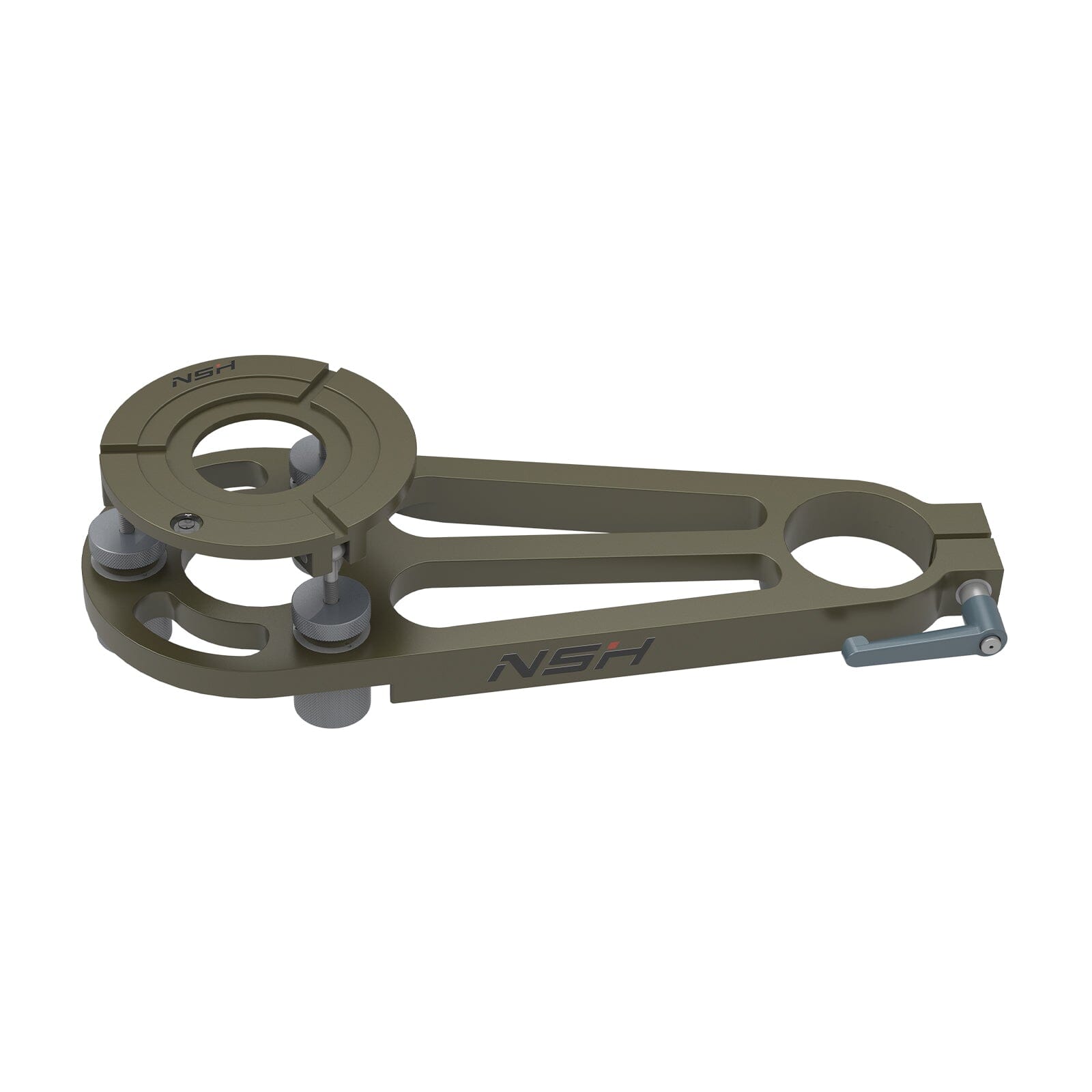 NSH NH-2121 Offset Euro to Mitchell 3-Way Adapter (35cm / 14") 3-Way Adapter NSH