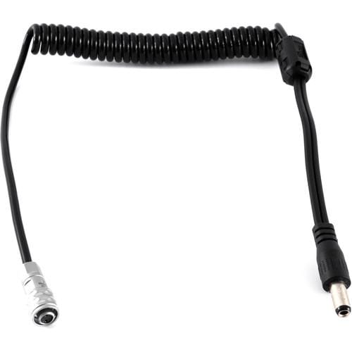 REFURBISHED PORTA-PAK Coiled 2.5mm Barrel to 2-Pin Power Cable for BMPCC 6K/4K (18-40") Pocket 4K/6K Indipro