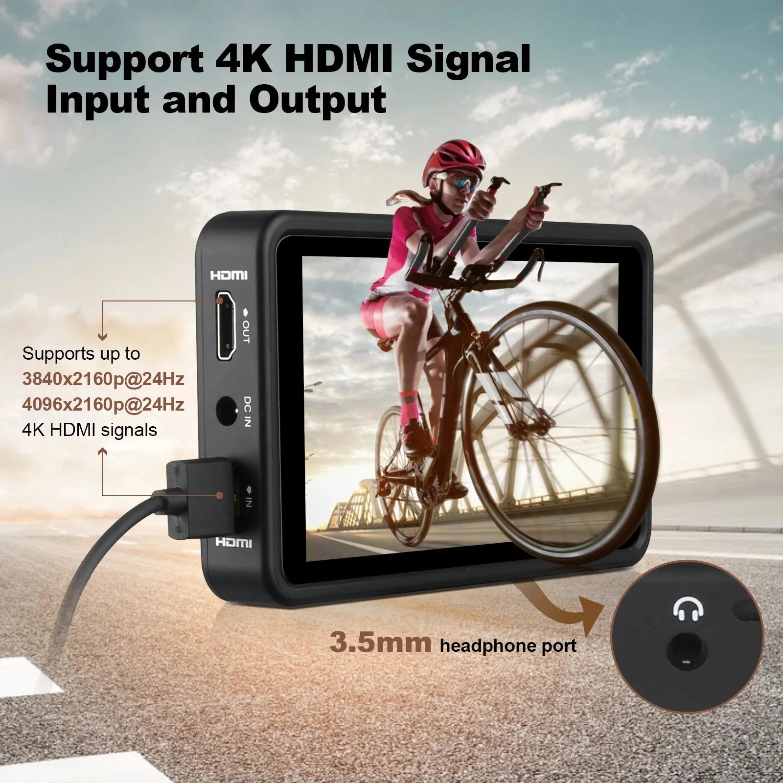R5II On-Camera Monitor Desview