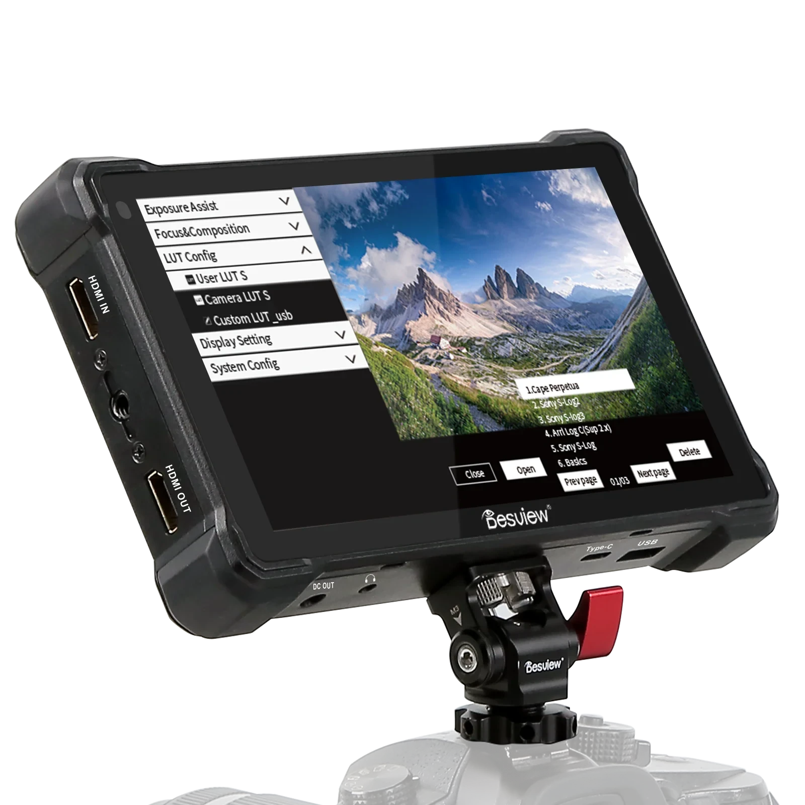 R7SIII (Dual NP-F Battery) On-Camera Monitor Desview