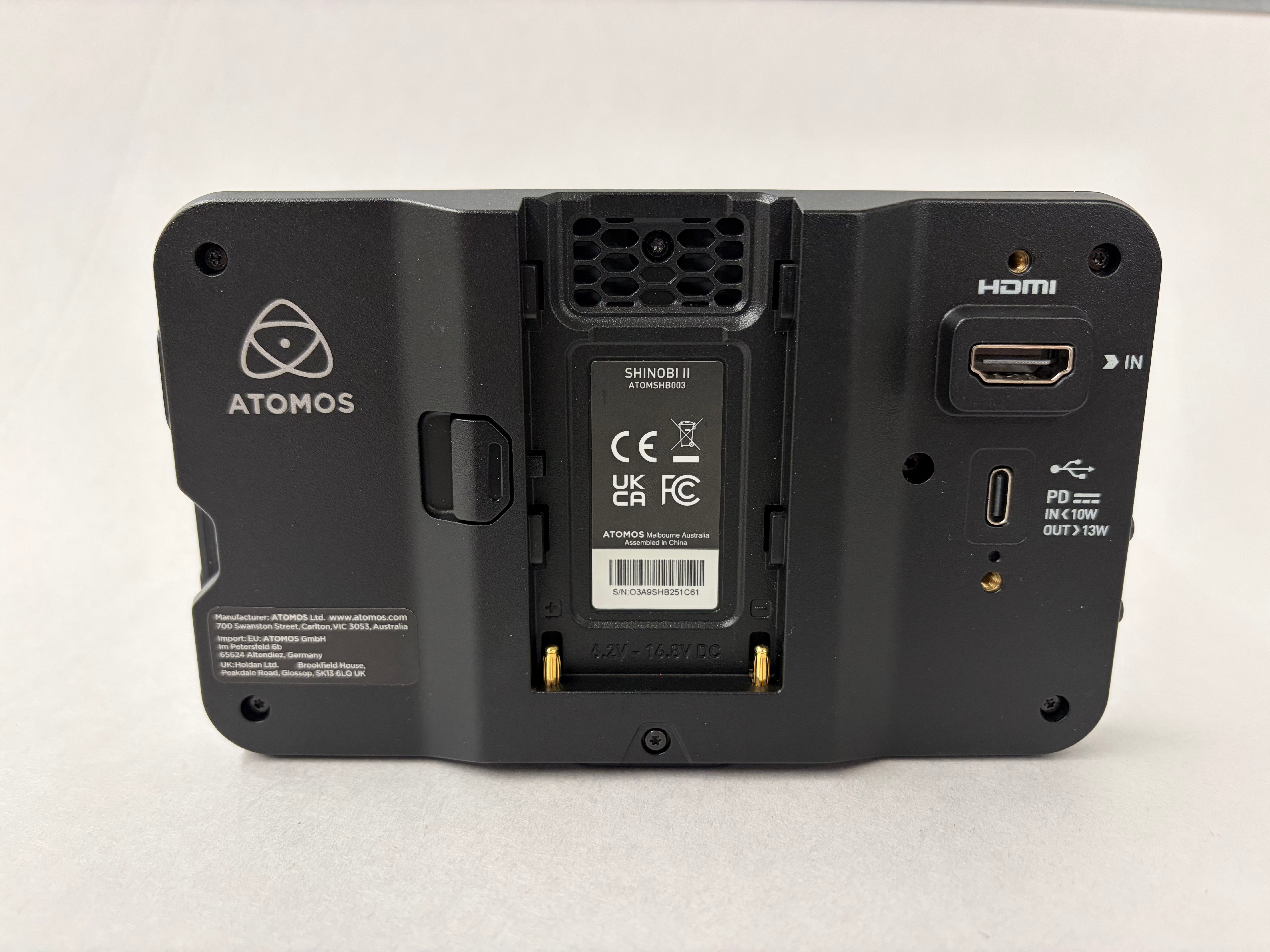 **Refurbished** Atomos Shinobi II 5.2" HDMI HDR Monitor Atomos Monitor Indipro Tools