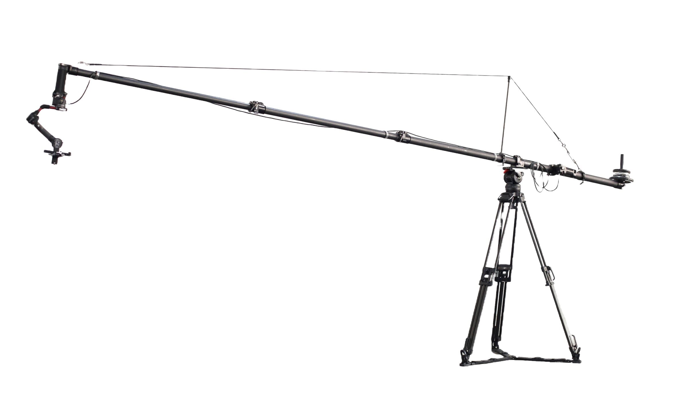 Teris JQ40-III Carbon Fiber Mini Jib for Select DJI & Zhiyun Gimbals Mini Jib, extra Indipro