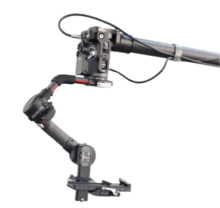 Teris JQ40-III Carbon Fiber Mini Jib for Select DJI & Zhiyun Gimbals Mini Jib, extra Indipro