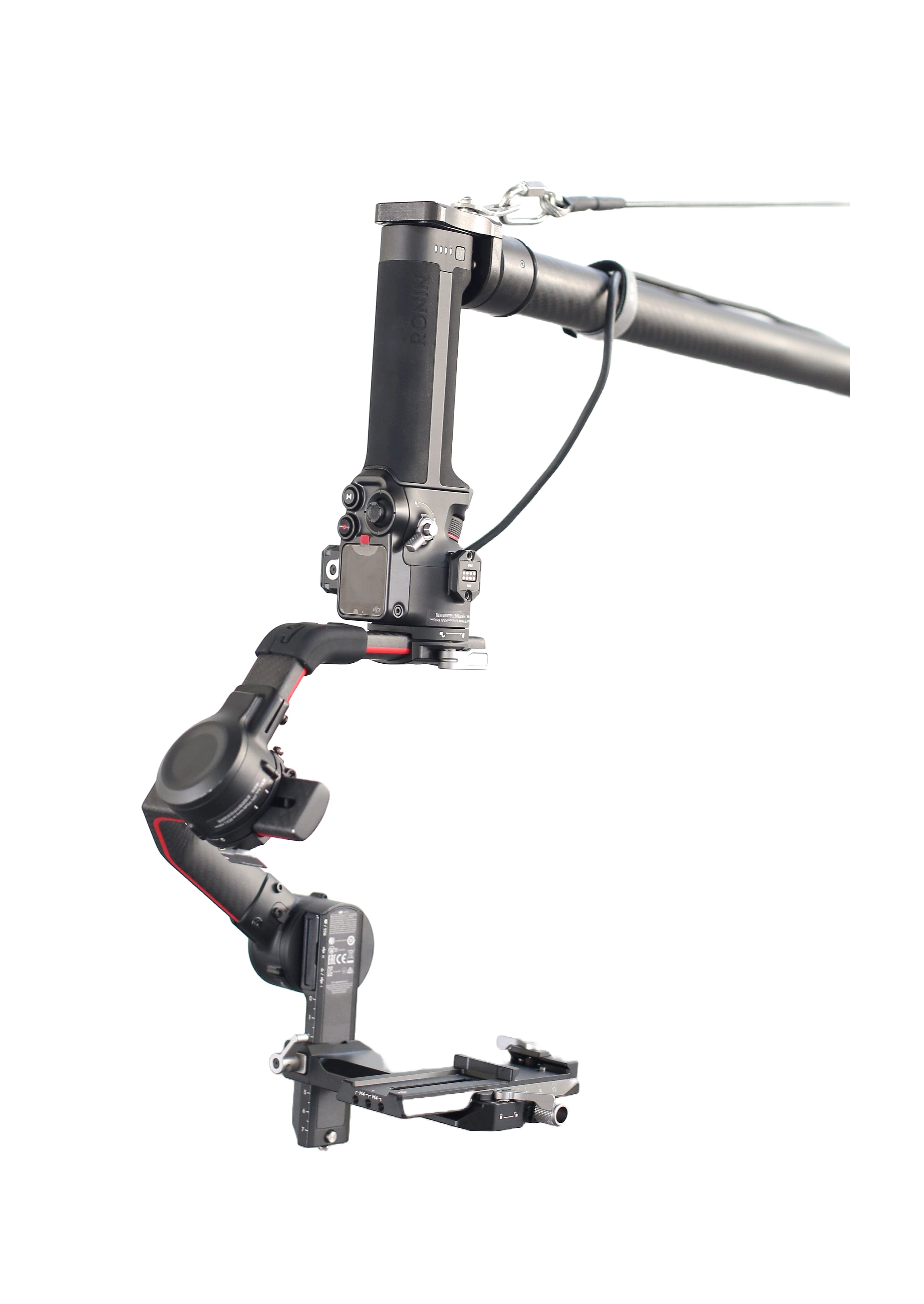 Teris JQ50-III Carbon Fiber Mini Jib for Select DJI & Zhiyun Gimbals Mini Jib, extra Indipro